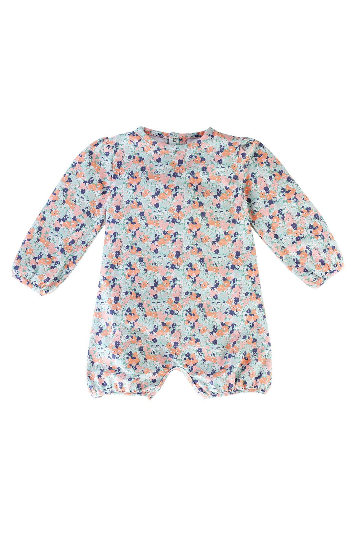 baby girl's UV onesie in meadow bloom|meadow-bloom