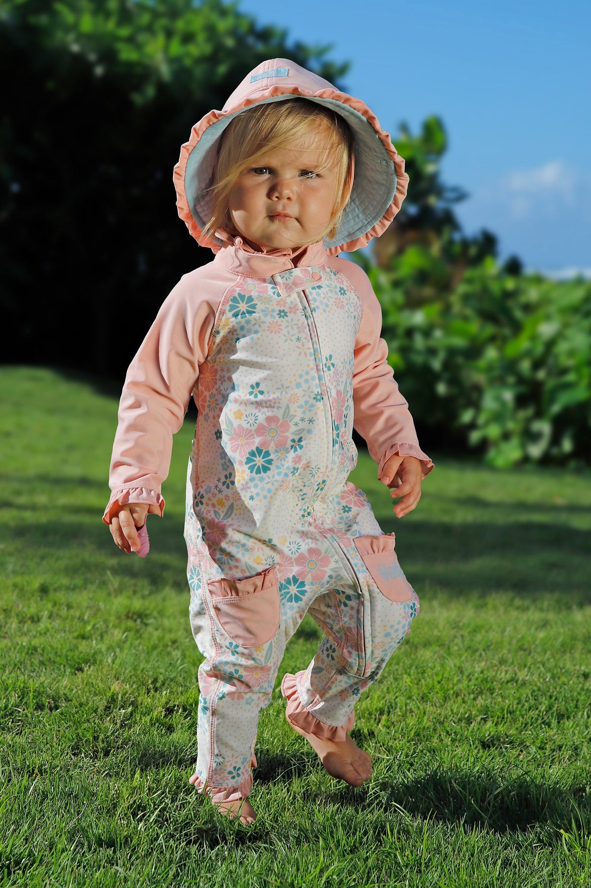 Baby Girl's Reversible Sun Hat