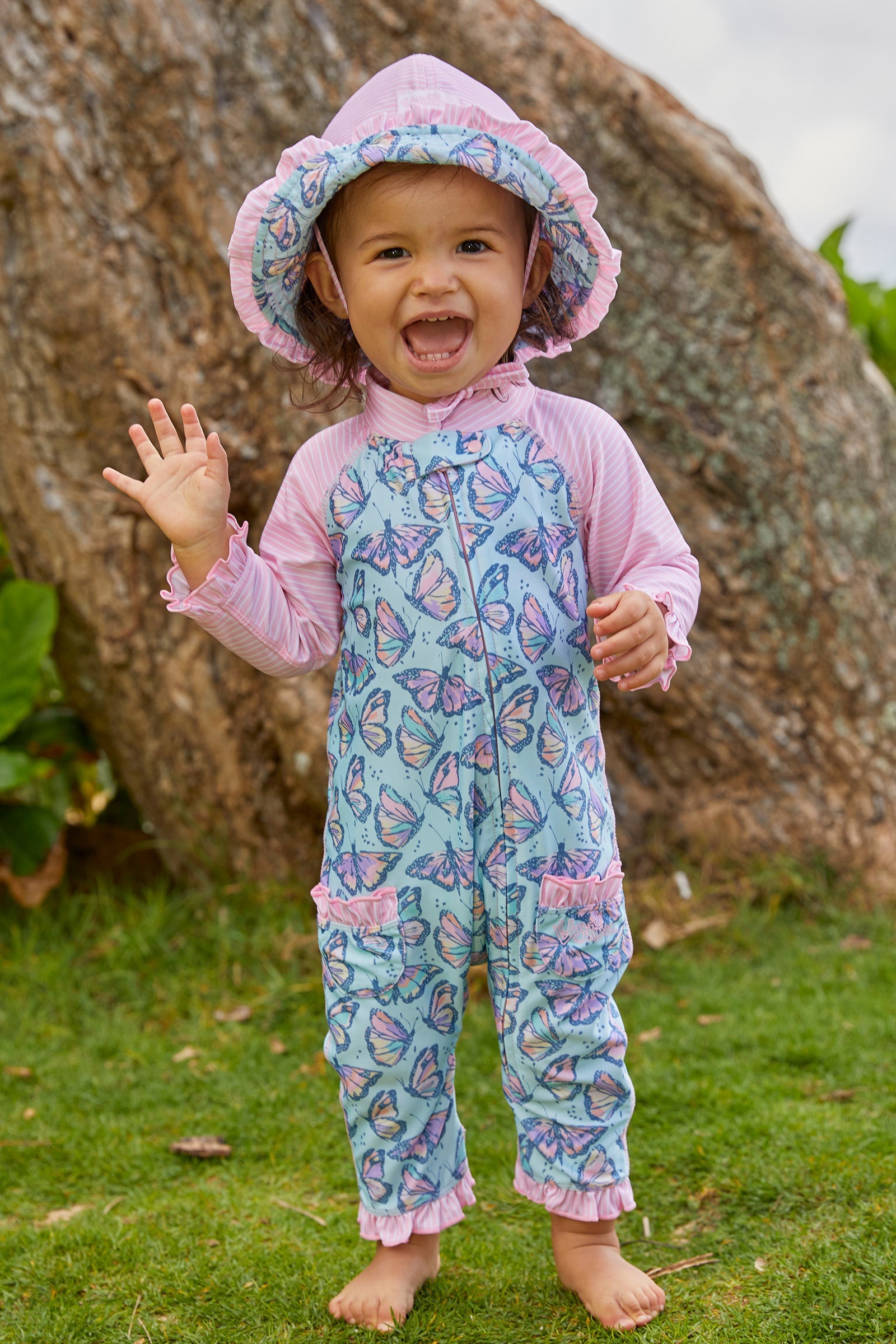 Baby Girl's Reversible Sun Hat