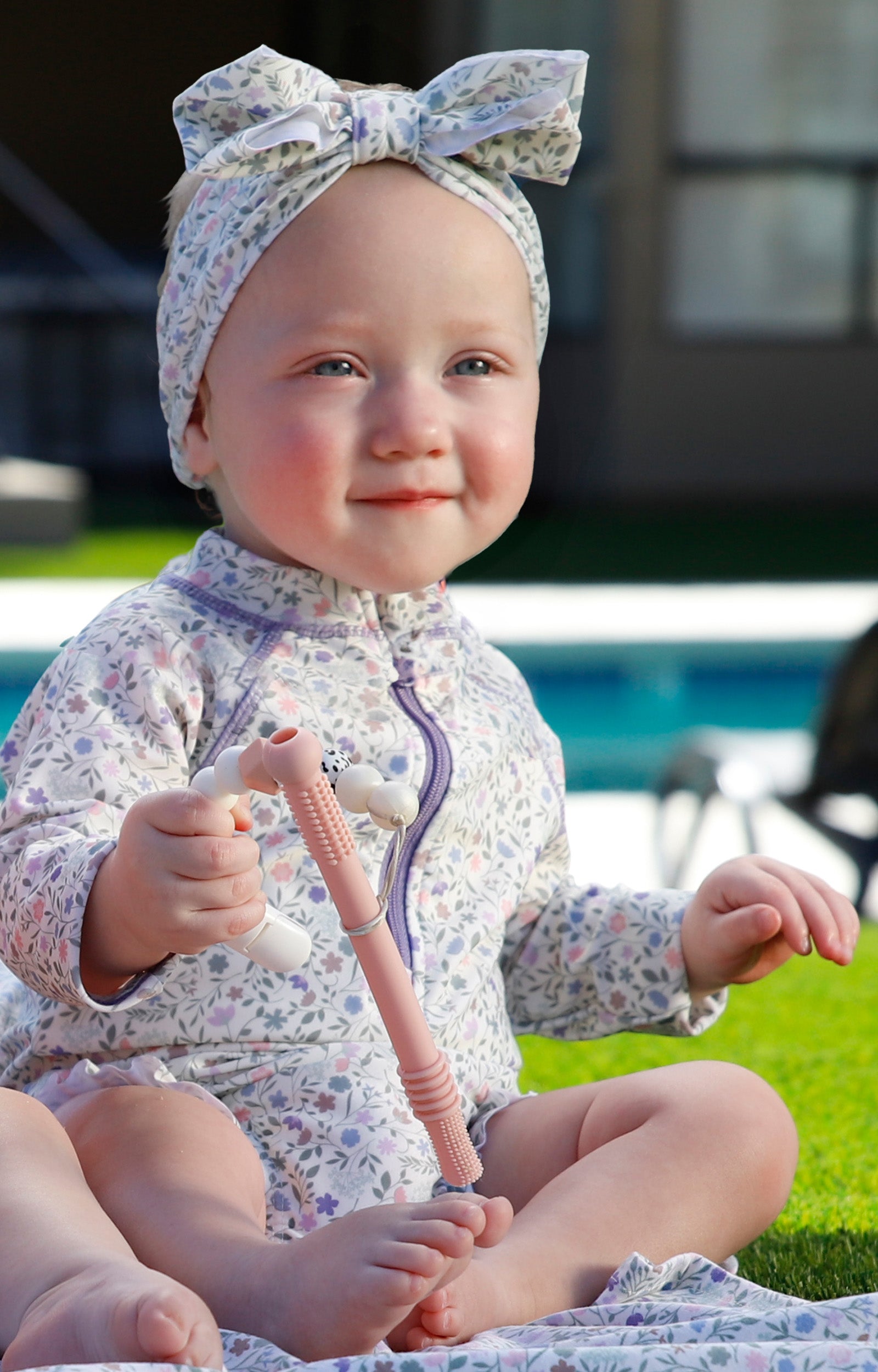 baby in swim bow headband|sonora-meadows