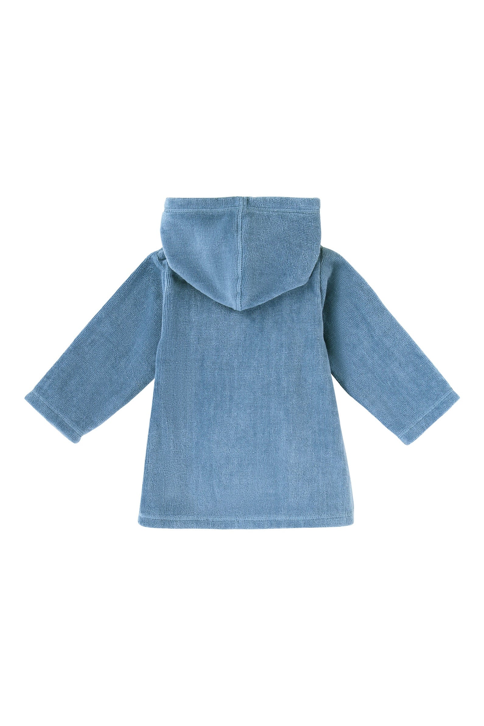 baby hooded terry beach cover up in baltic|baltic