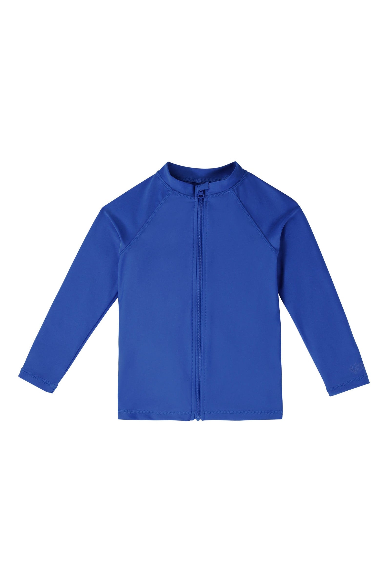 baby long sleeve full zip swim rashguard in deep sea|deep-sea