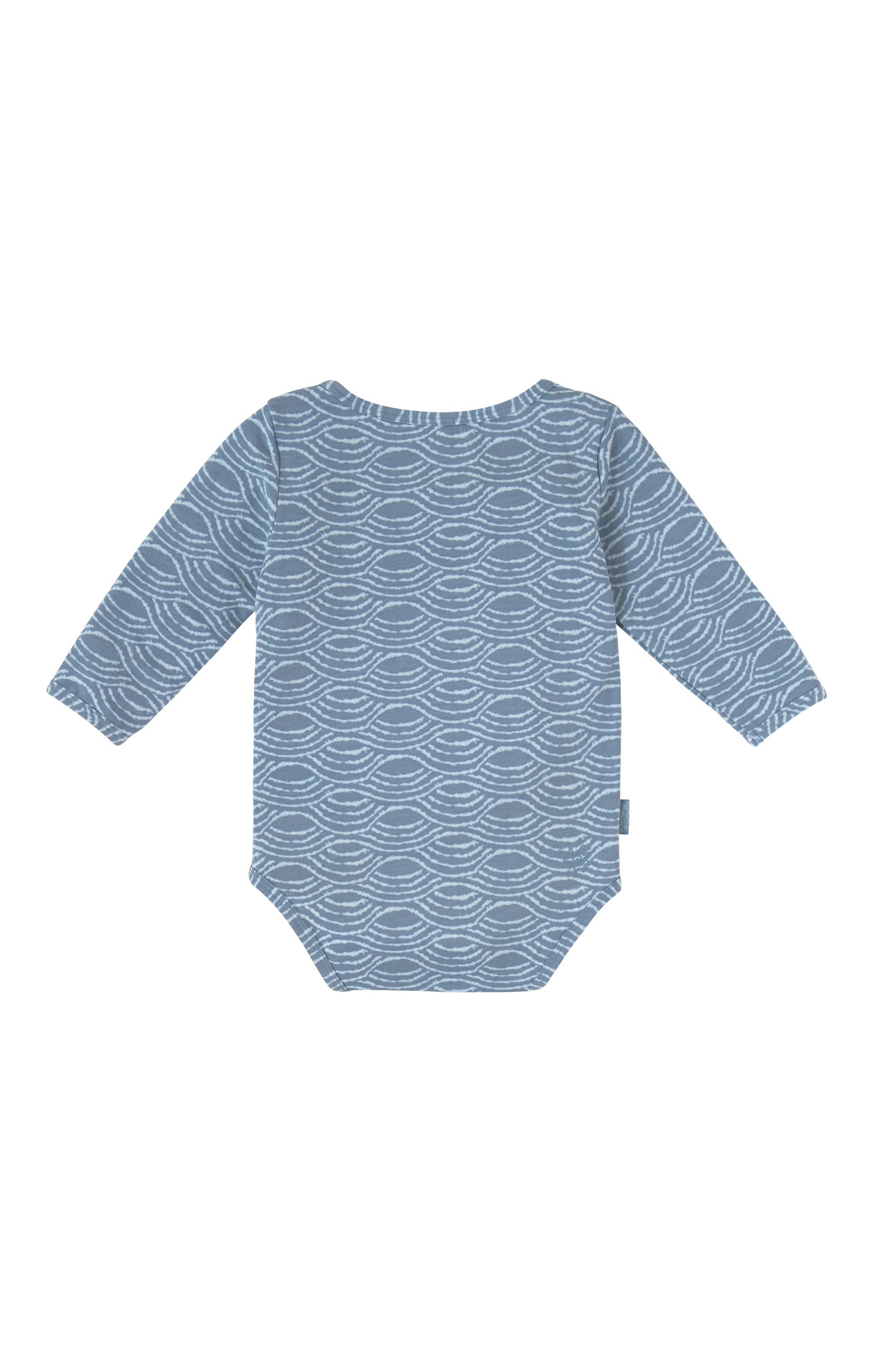 back view of baby everyday play onesie in lullaby waves|lullaby-waves