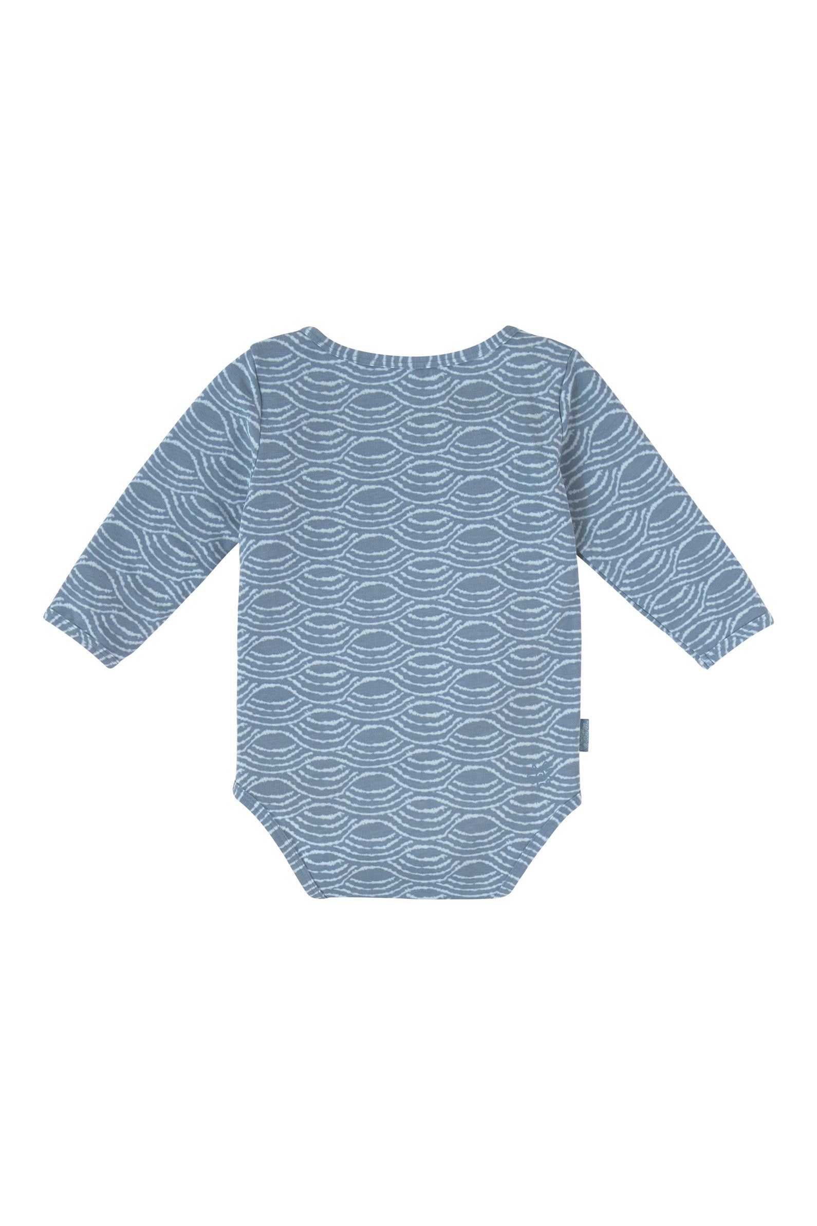 back view of baby everyday play onesie in lullaby waves|lullaby-waves