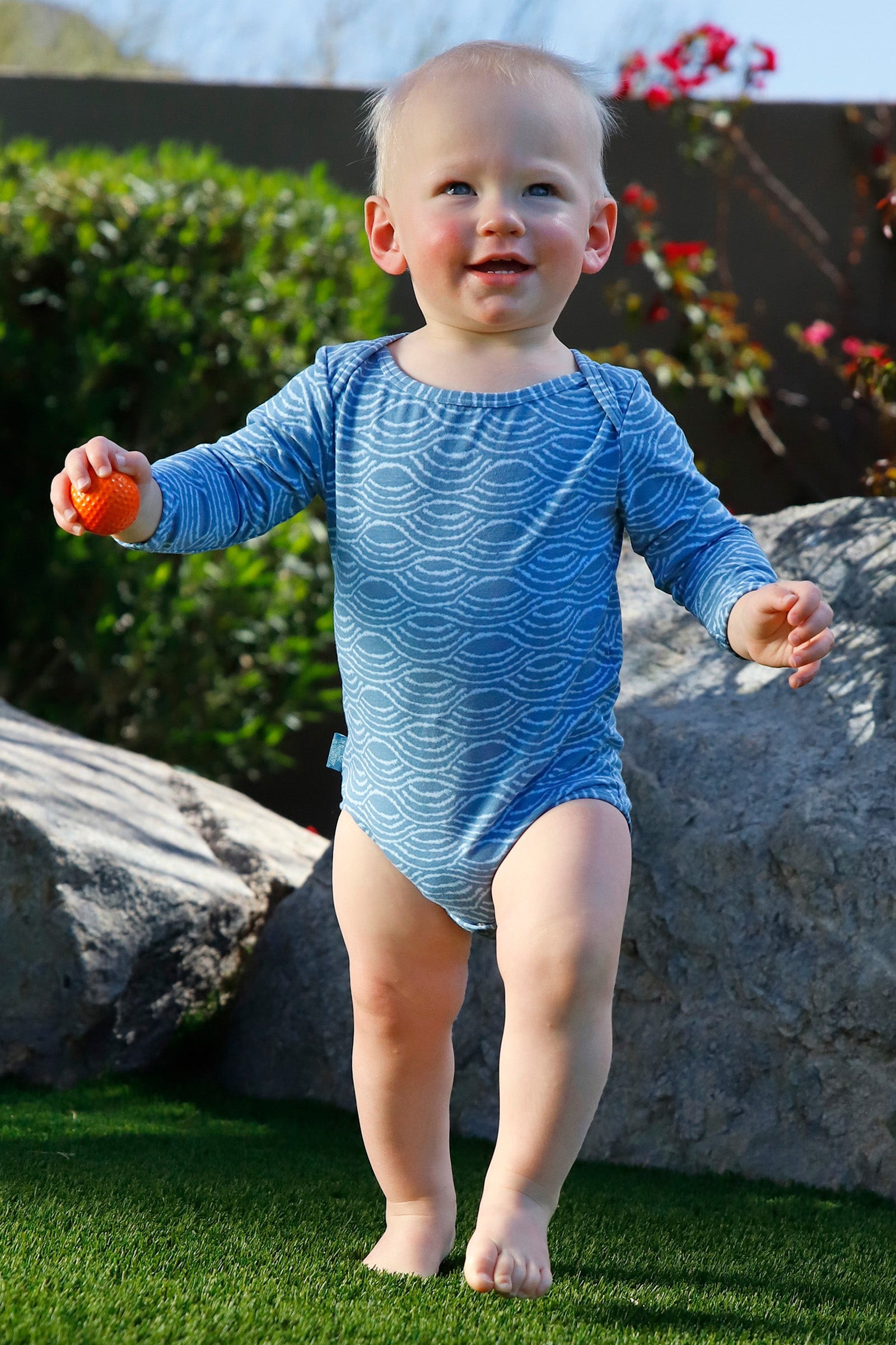 baby everyday play onesie|lullaby-waves