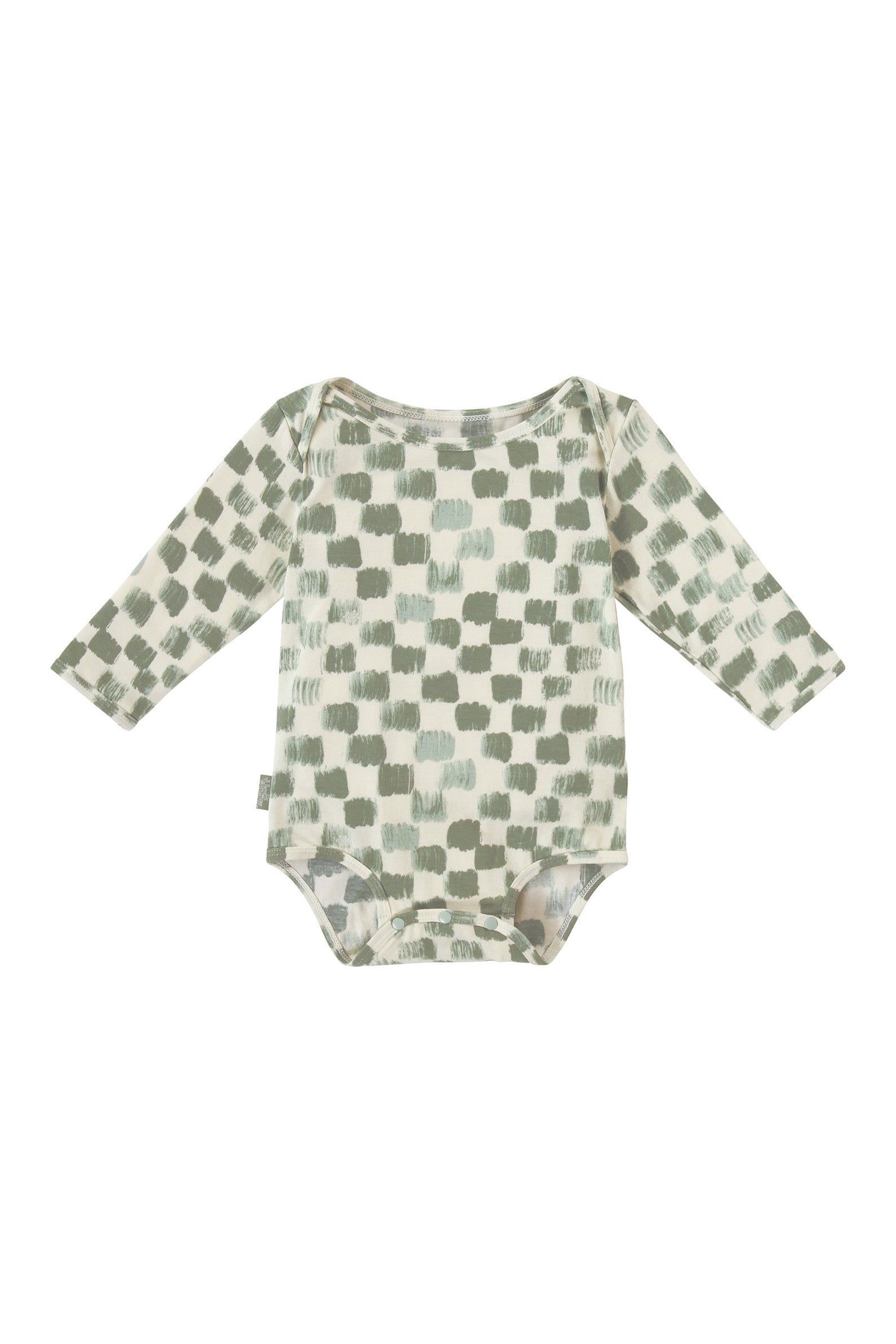 baby everyday play onesie in painted checkers|painted-checkers
