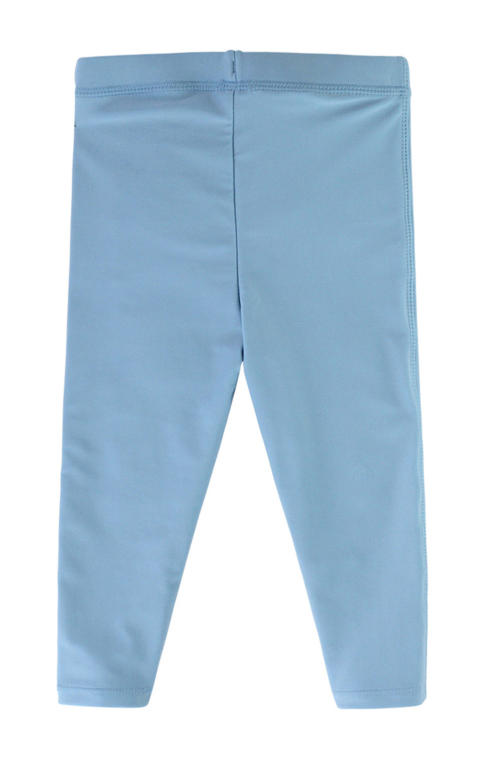 Back of the Baby Swim Leggingz in Lagoon|lagoon