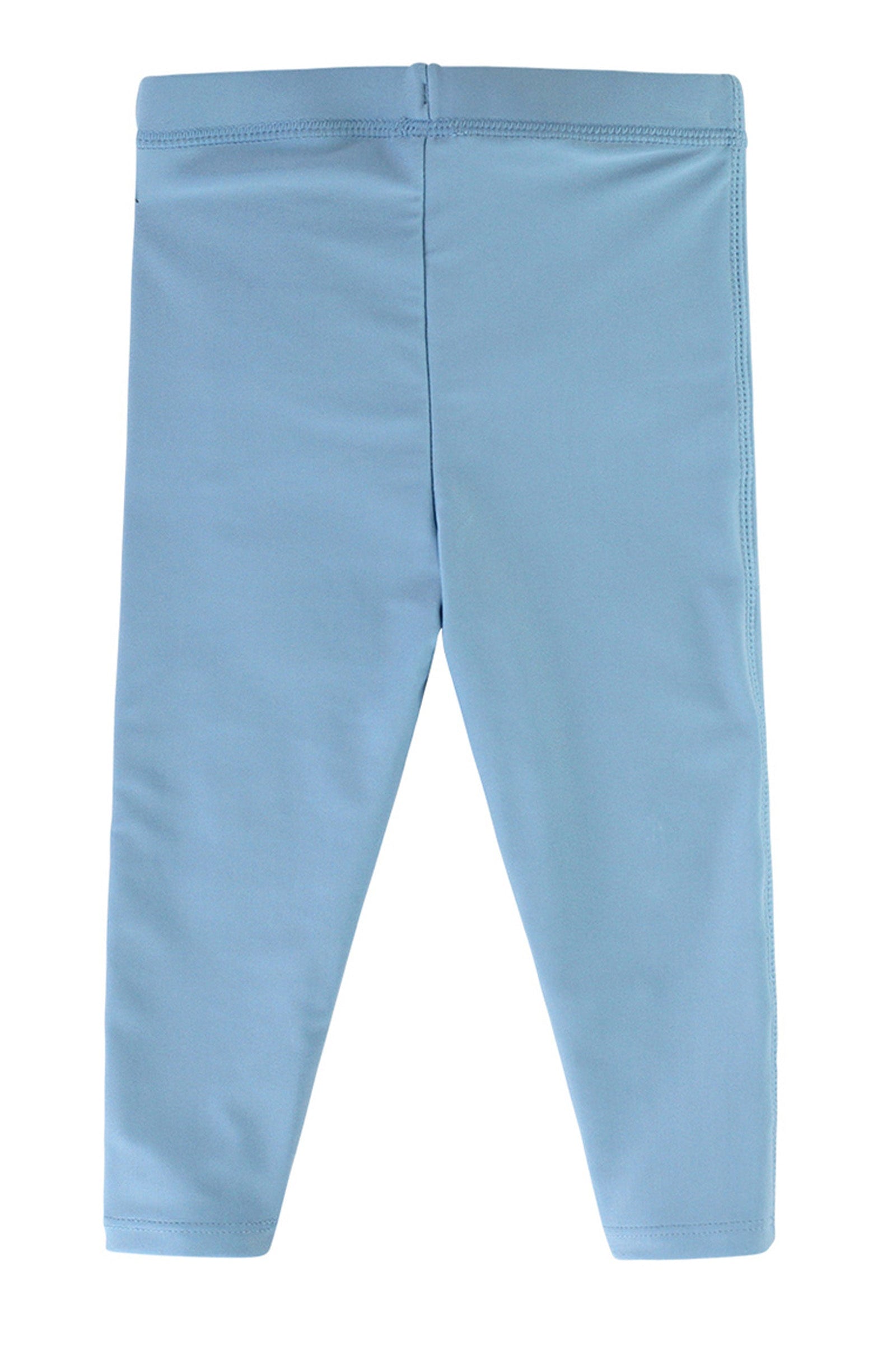 Back of the Baby Swim Leggingz in Lagoon|lagoon