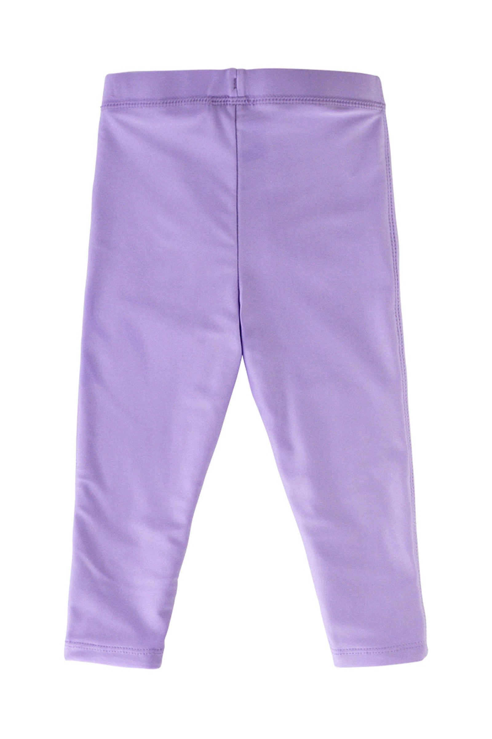 Back of the Baby Swim Leggingz in Lavender|lavender