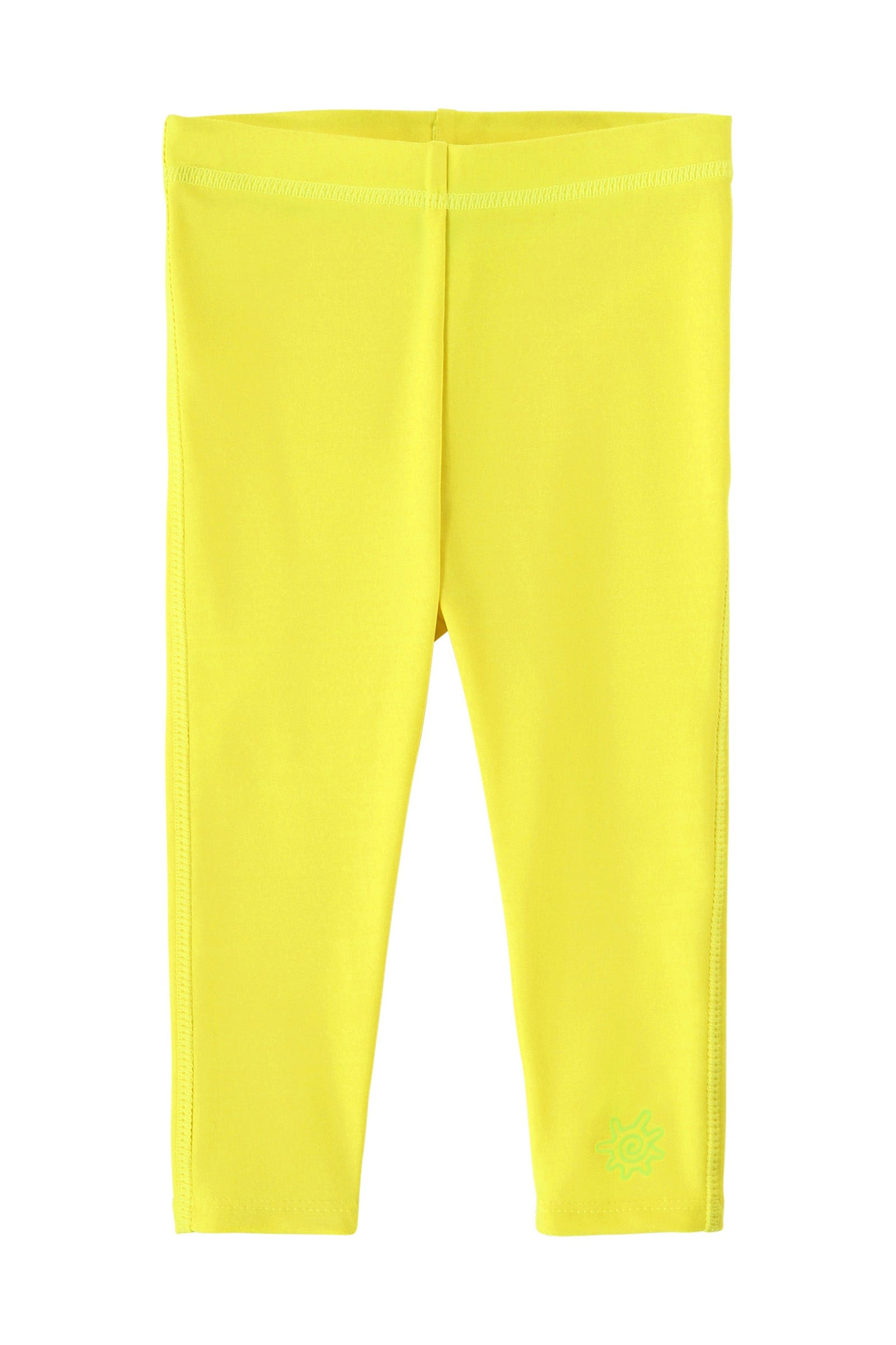 baby neon swim leggingz in neon yellow|neon-yellow