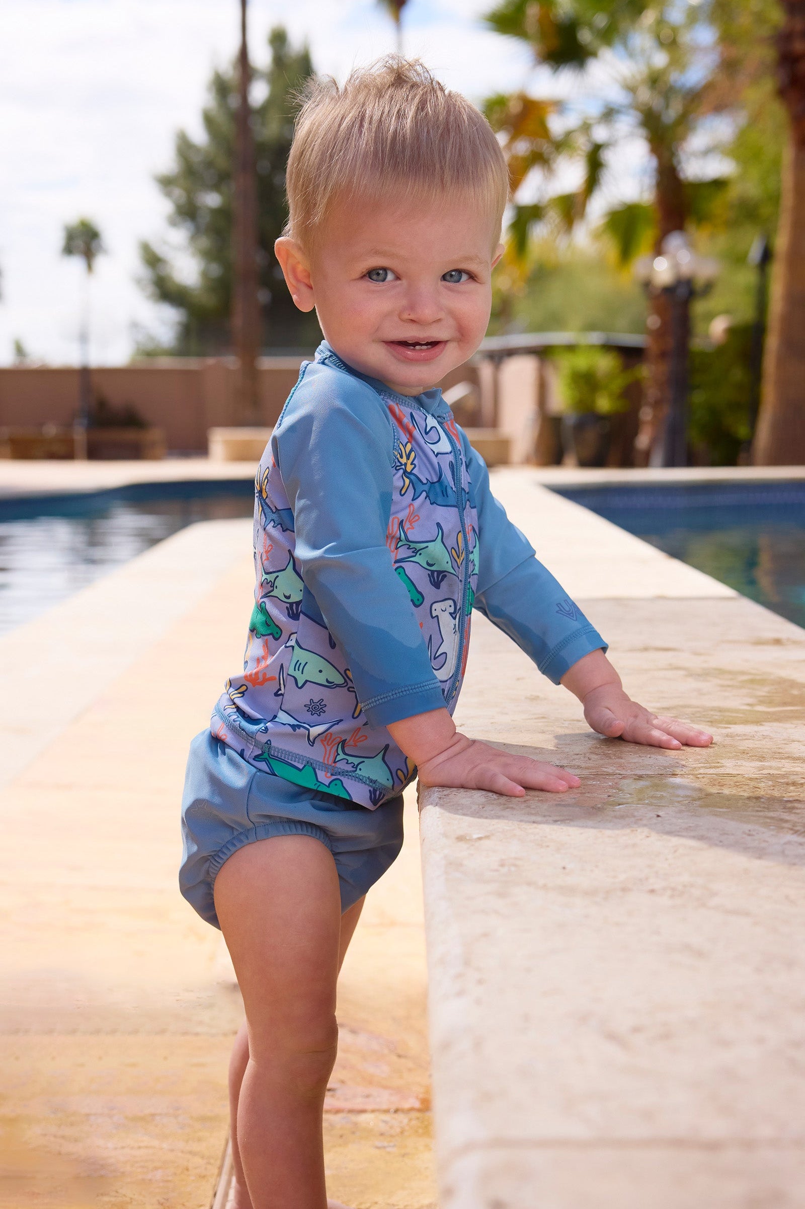 Baby Adjustable Swim Diaper Set