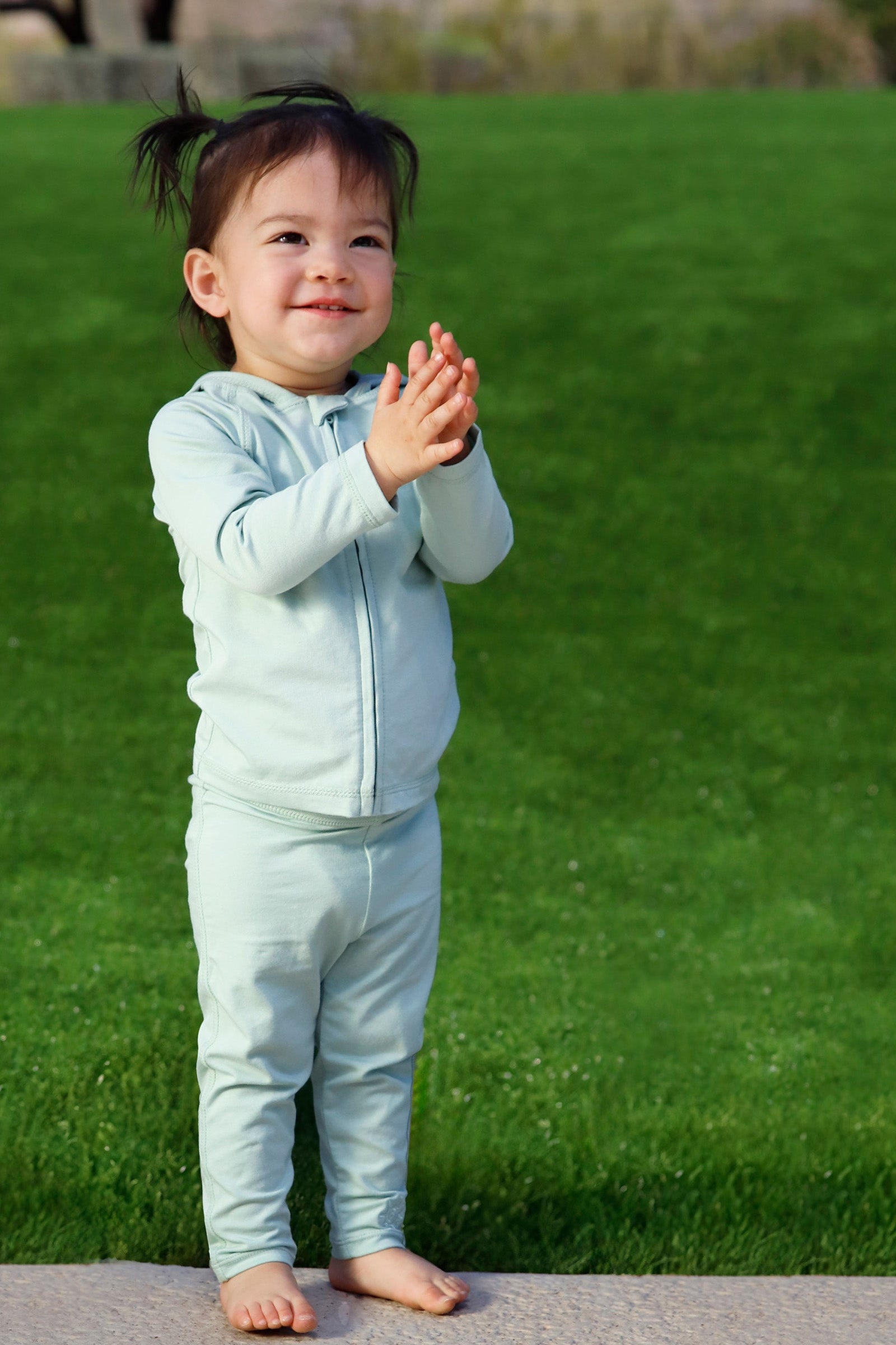 baby in everyday play leggingz|frosty-green