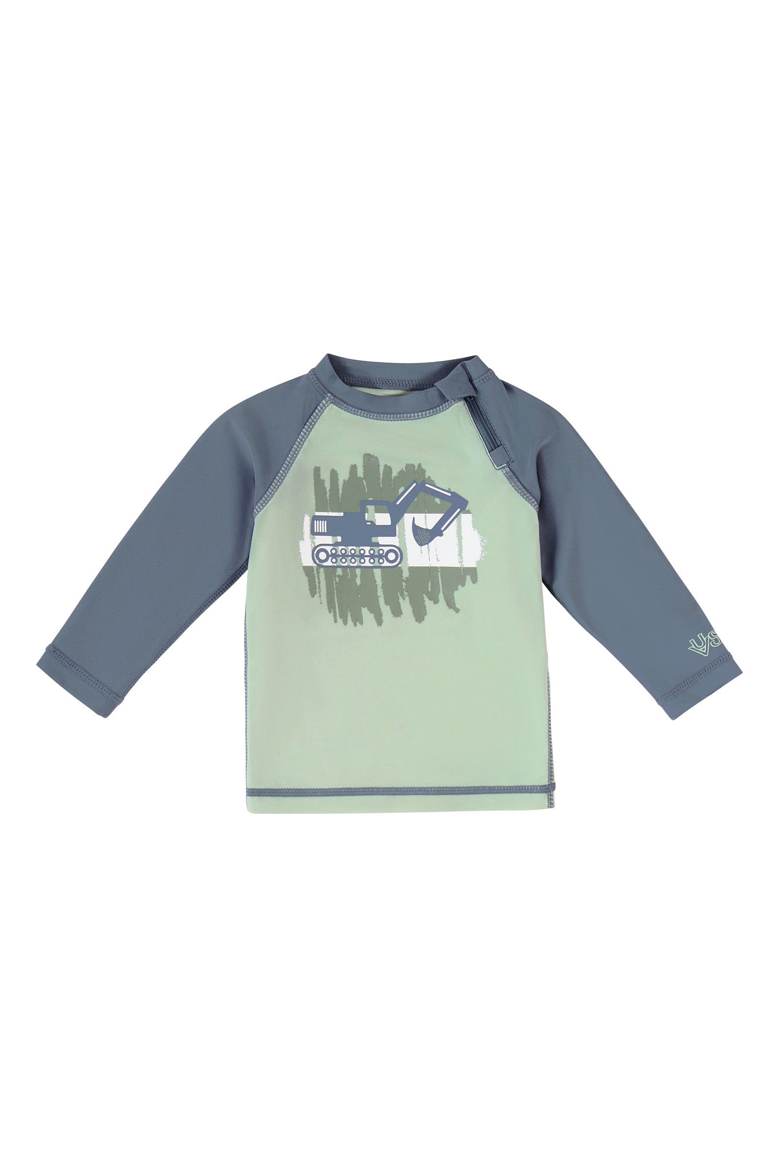 baby zippy long sleeve swim shirt in diggin dayz|diggin-dayz