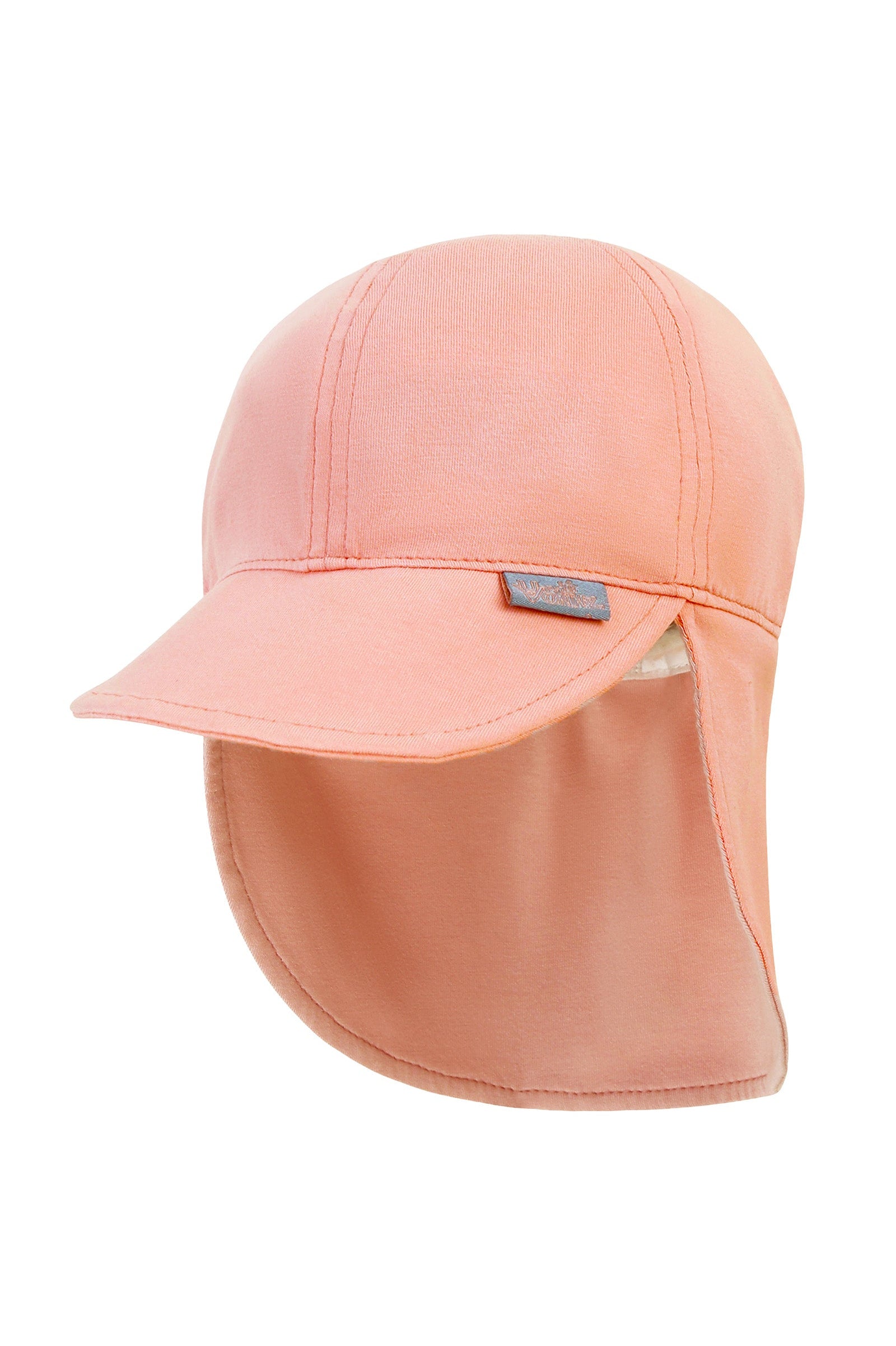 baby everyday flap hat in dusty pink|dusty-pink