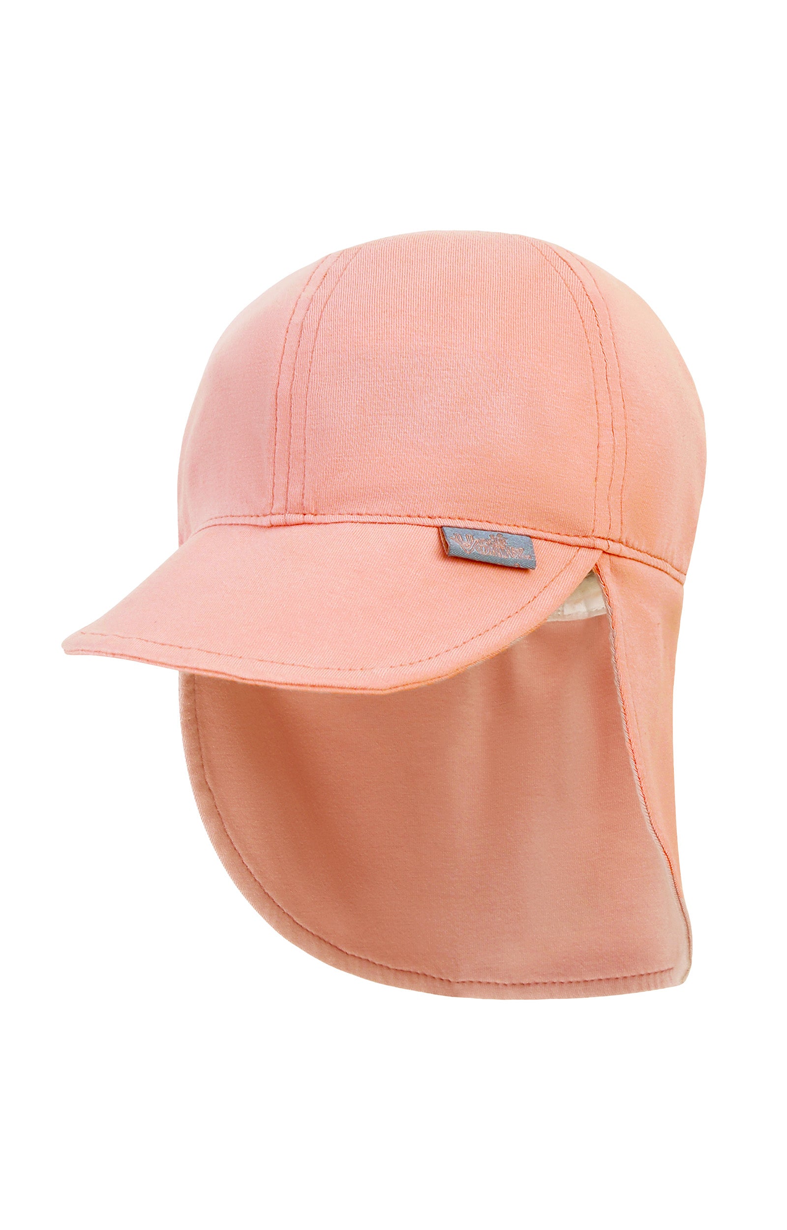 baby everyday flap hat in dusty pink|dusty-pink