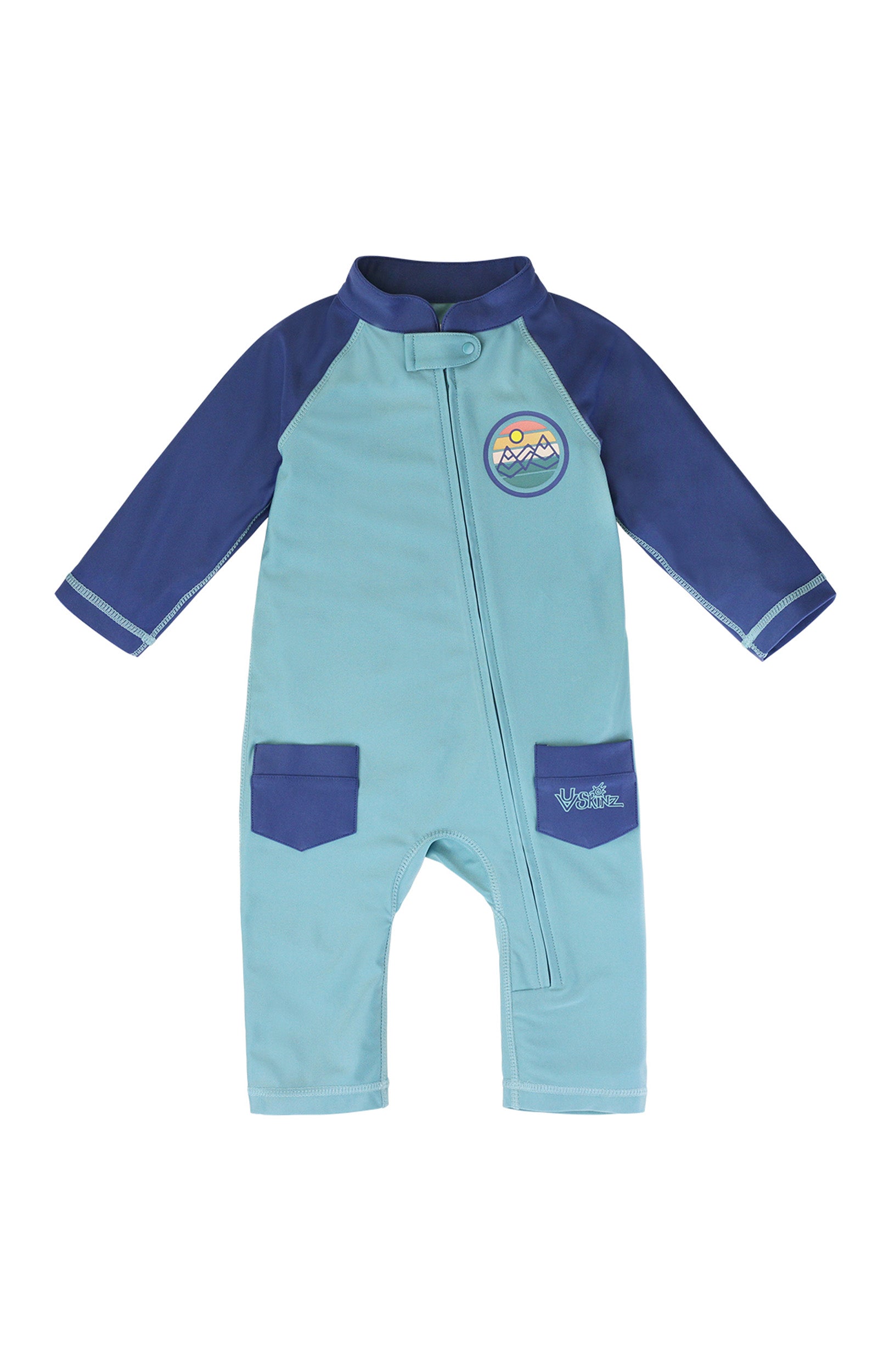 baby boy's long-sleeve swimsuit in endless summer|endless-summer