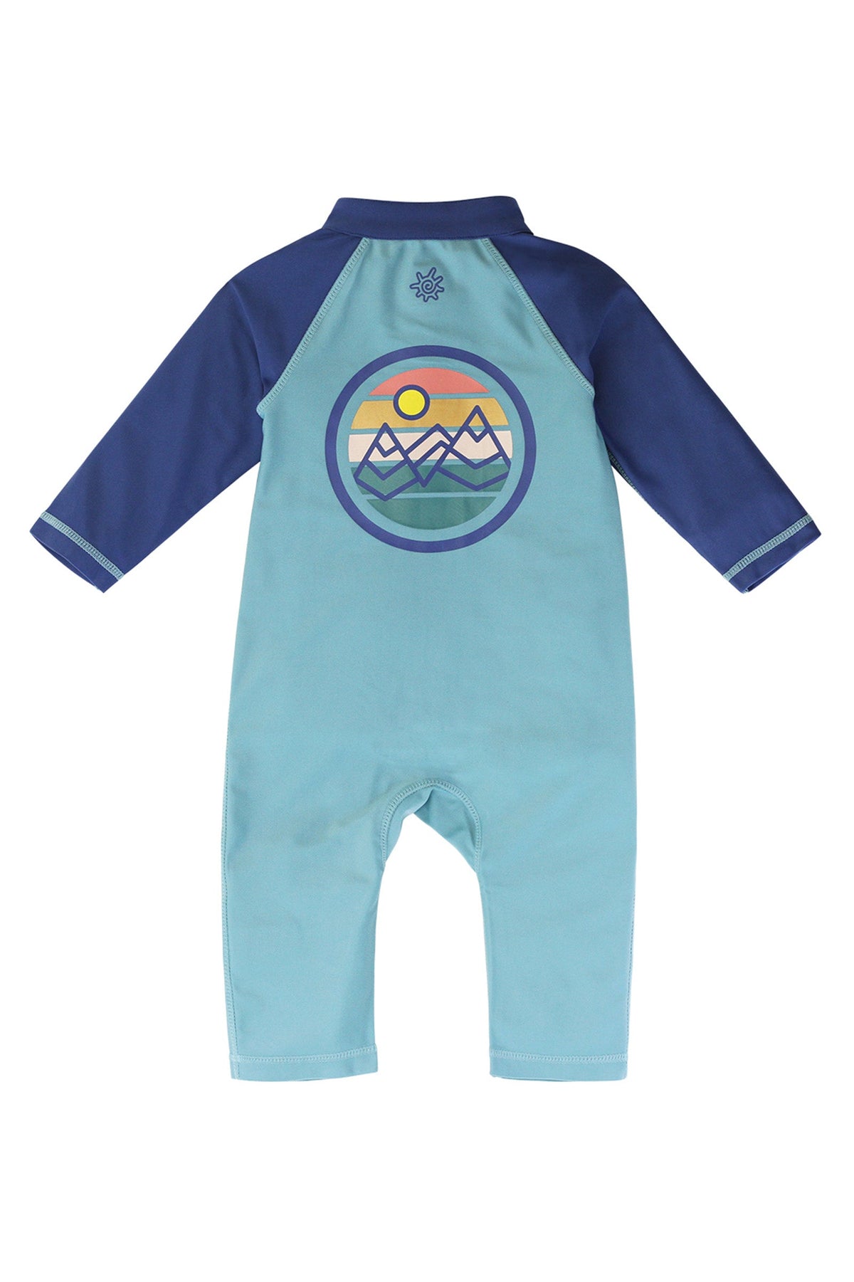 back of the baby boy's long-sleeve swimsuit in endless summer|endless-summer