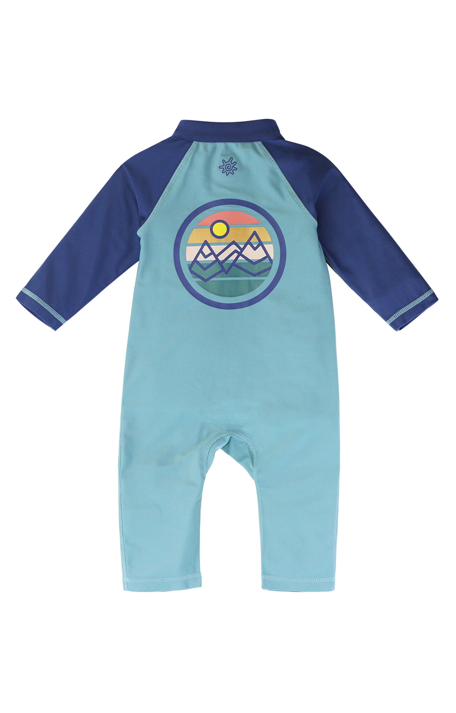 back of the baby boy's long-sleeve swimsuit in endless summer|endless-summer