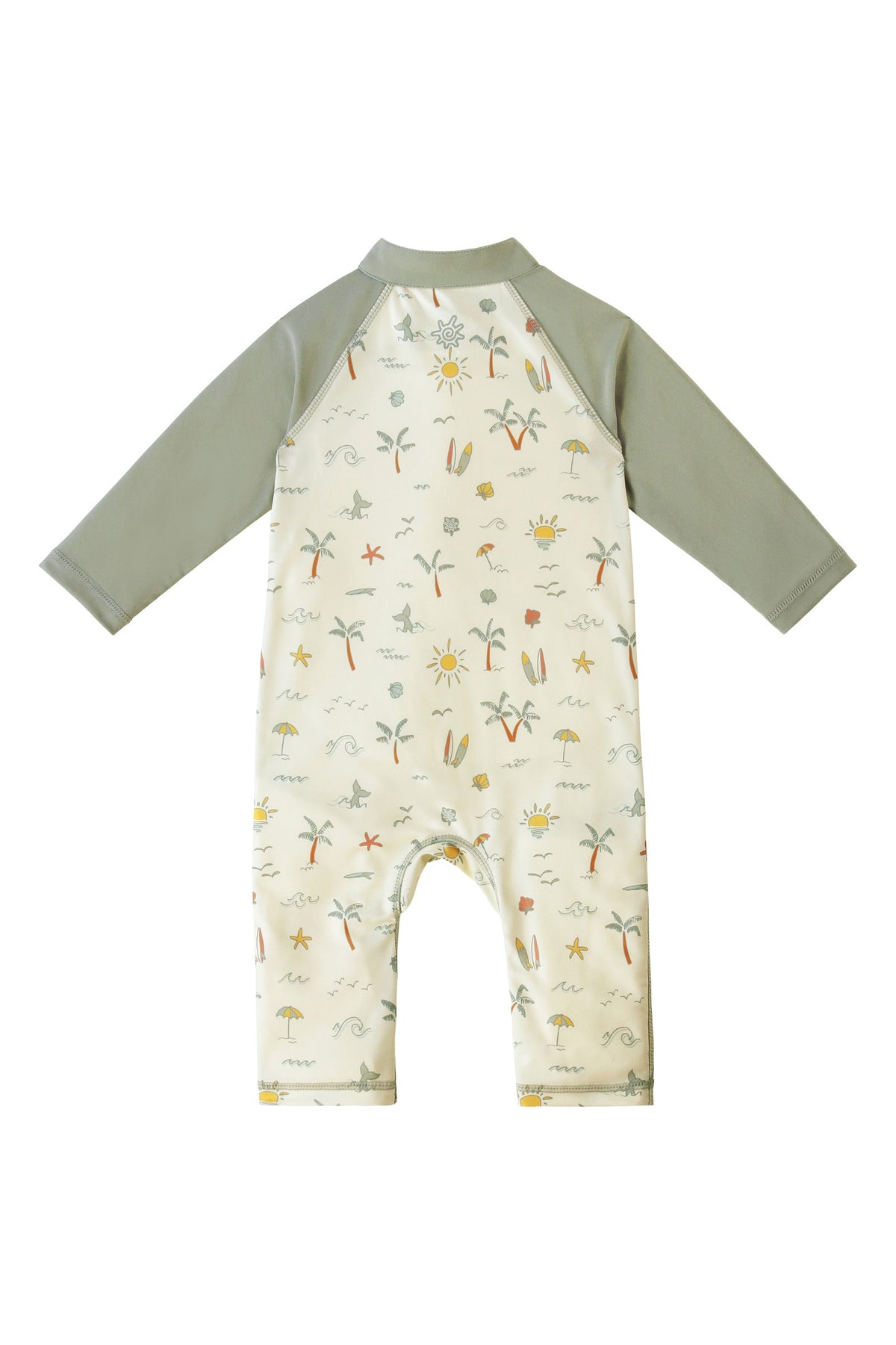 back of baby boys sun and swim suit|tropical-trip