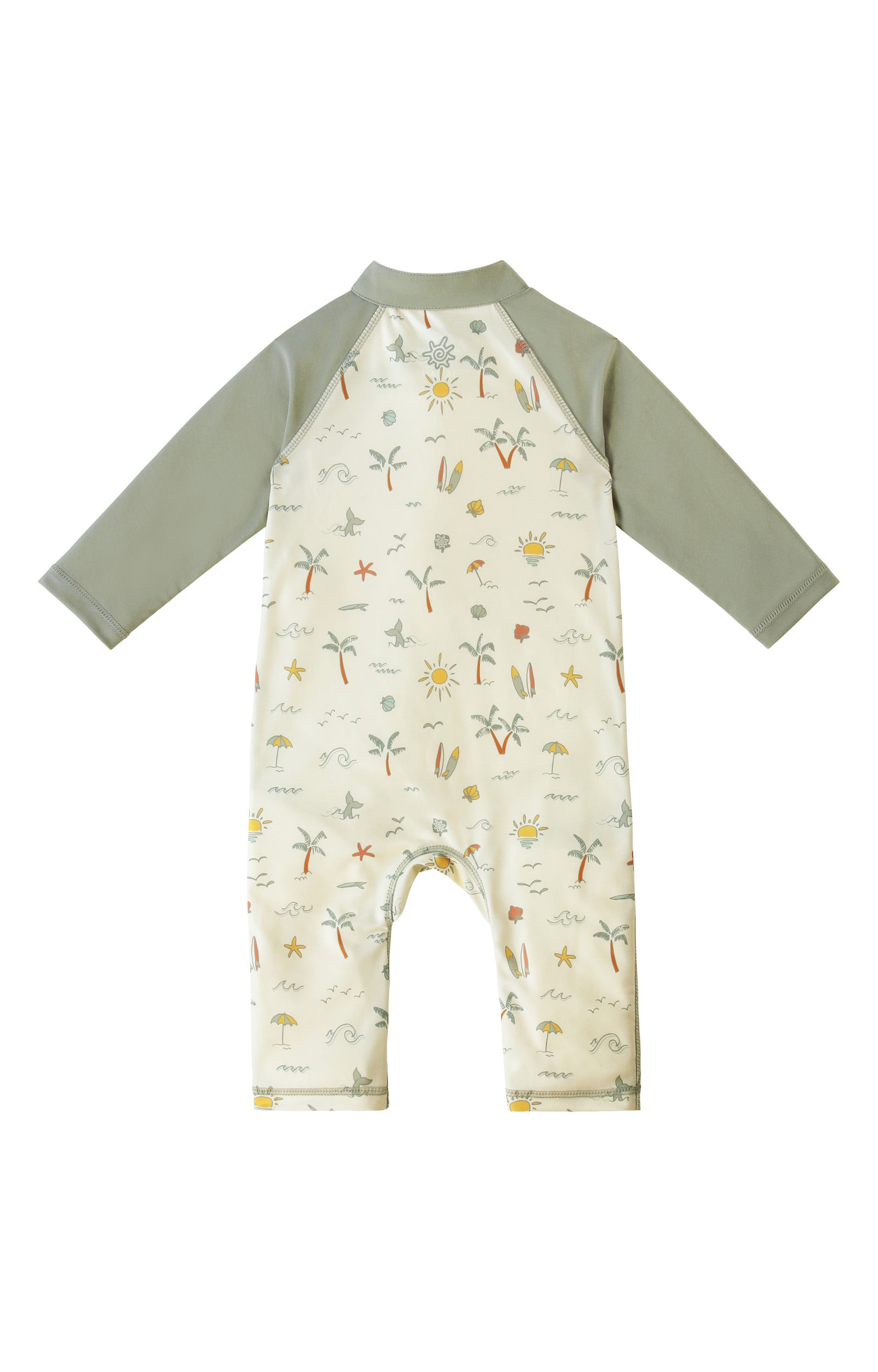 back of baby boys sun and swim suit|tropical-trip
