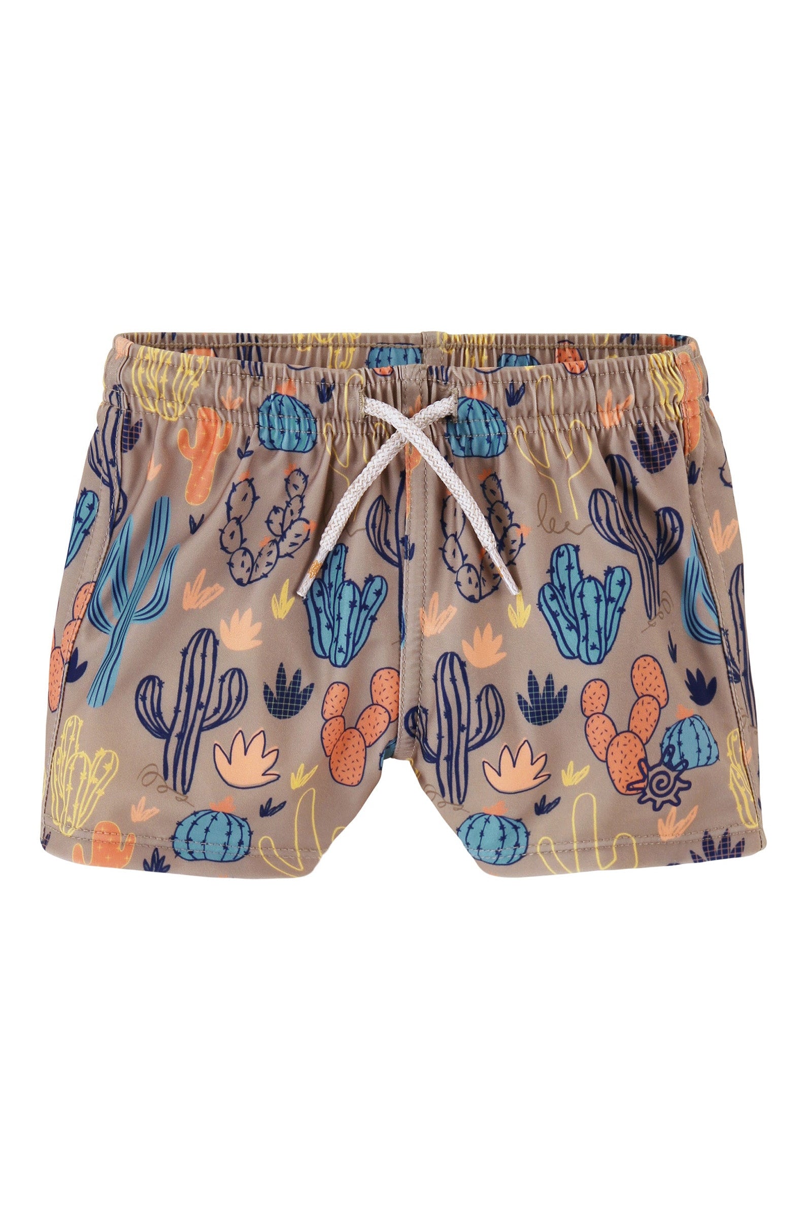 baby boys swim shorties in cactus crowd|cactus-crowd