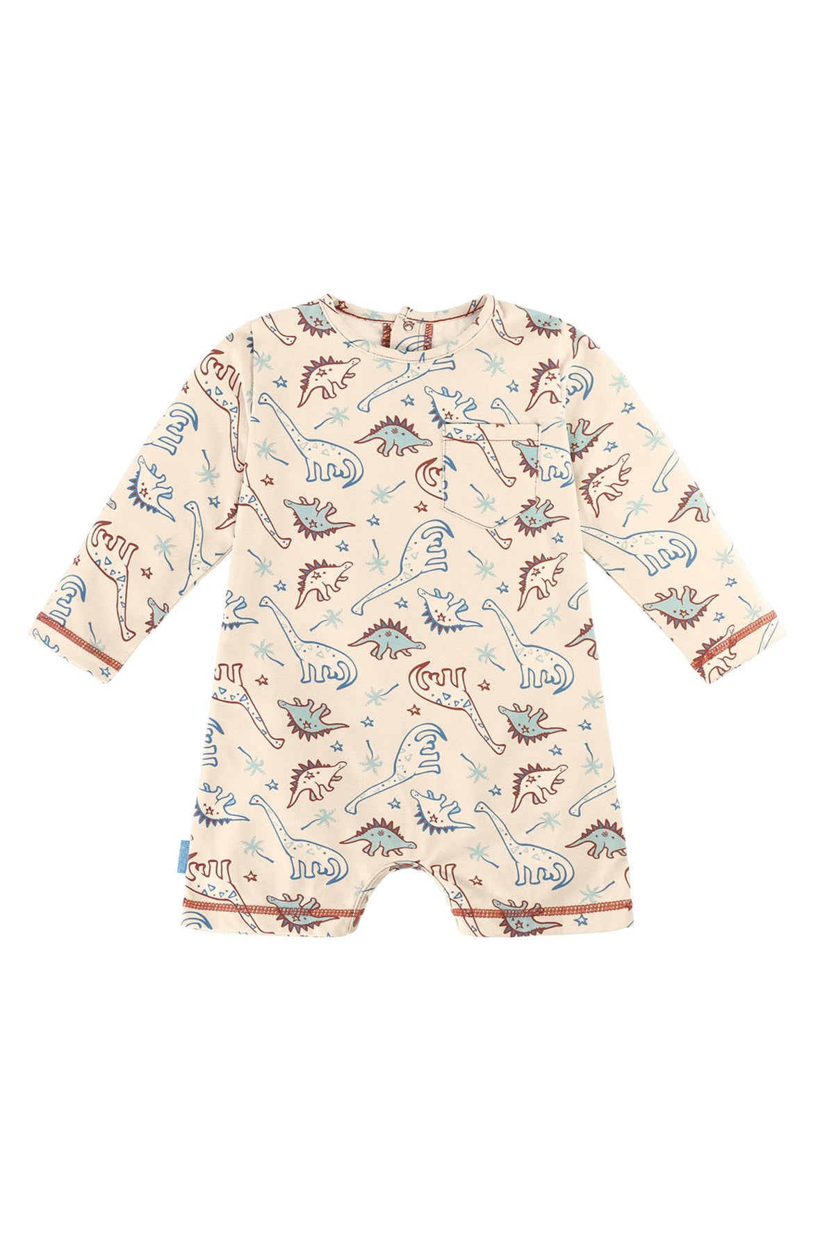 baby boy's UV onesie in dino pals