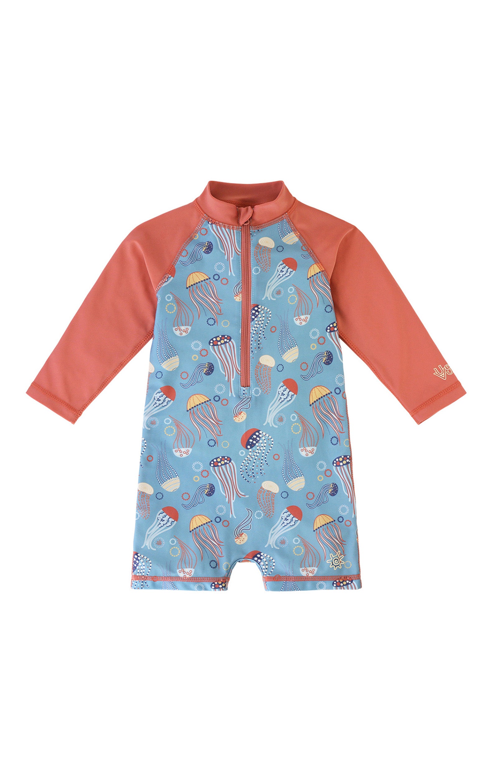 baby boy's long sleeve swimsuit in jolly jellies|jolly-jellies