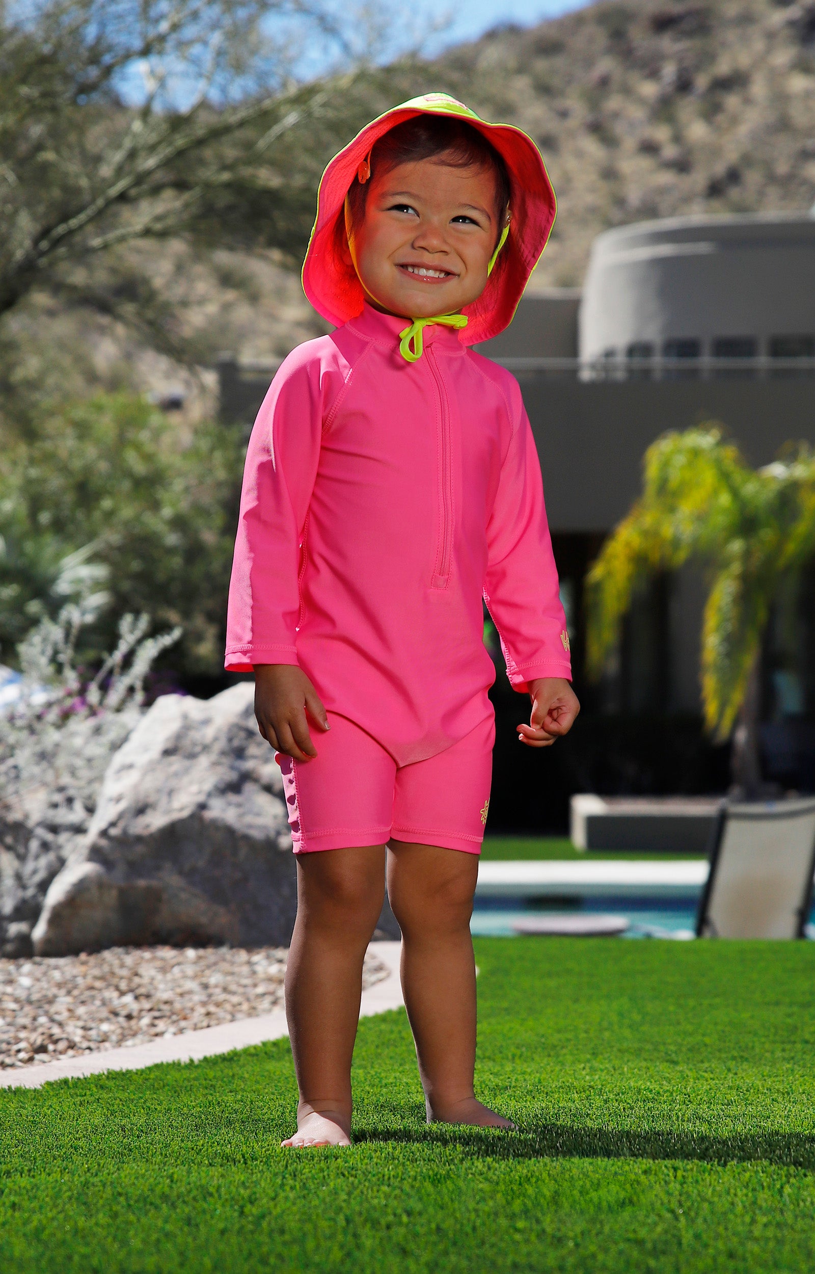 Baby Magic Long Sleeve Swim Romper