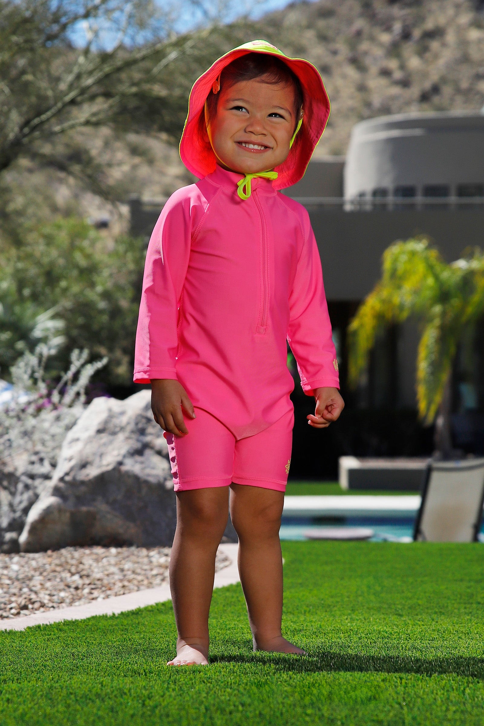 Baby Magic Long Sleeve Swim Romper