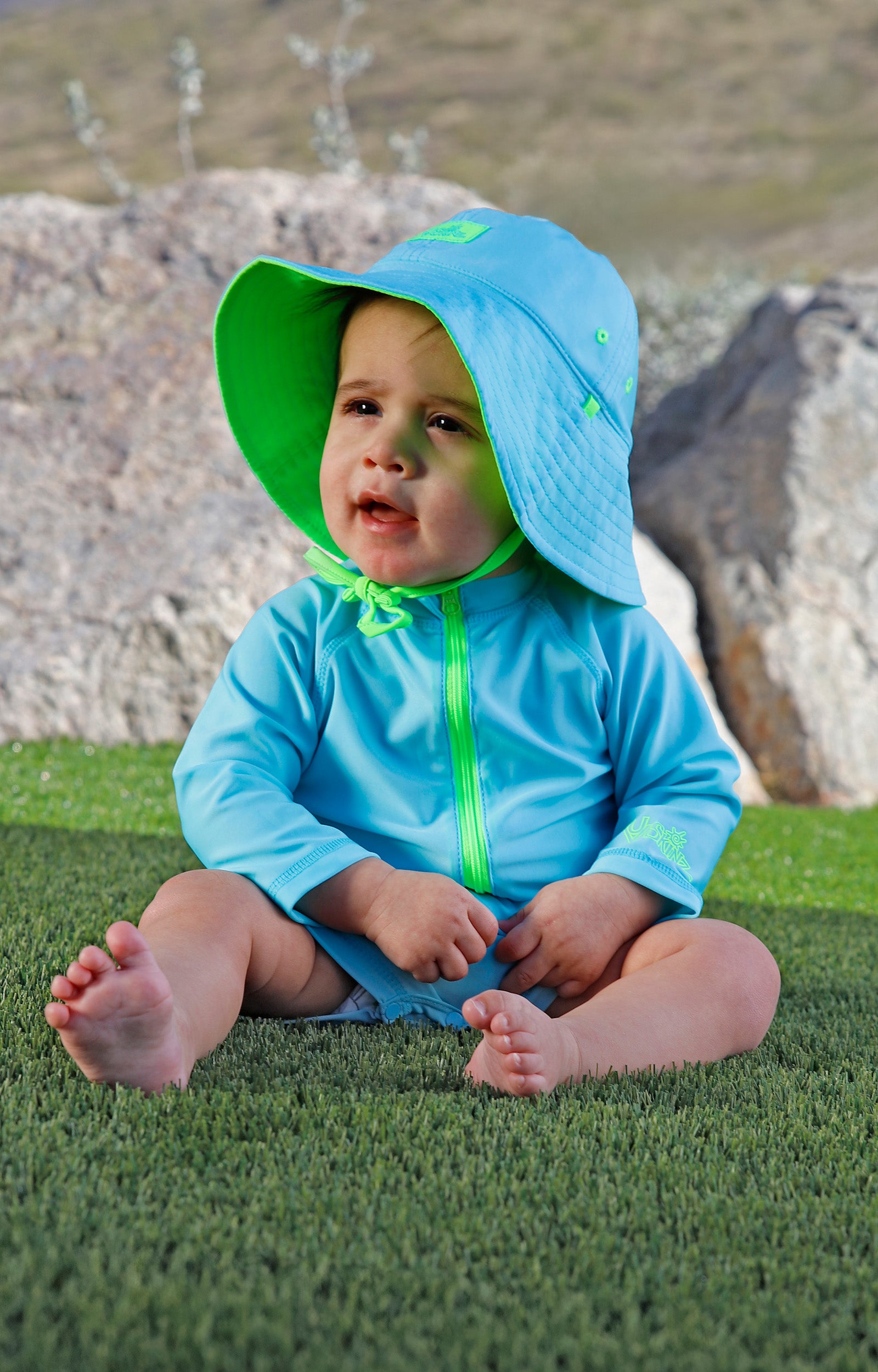 Baby Magic Long Sleeve Swim Romper