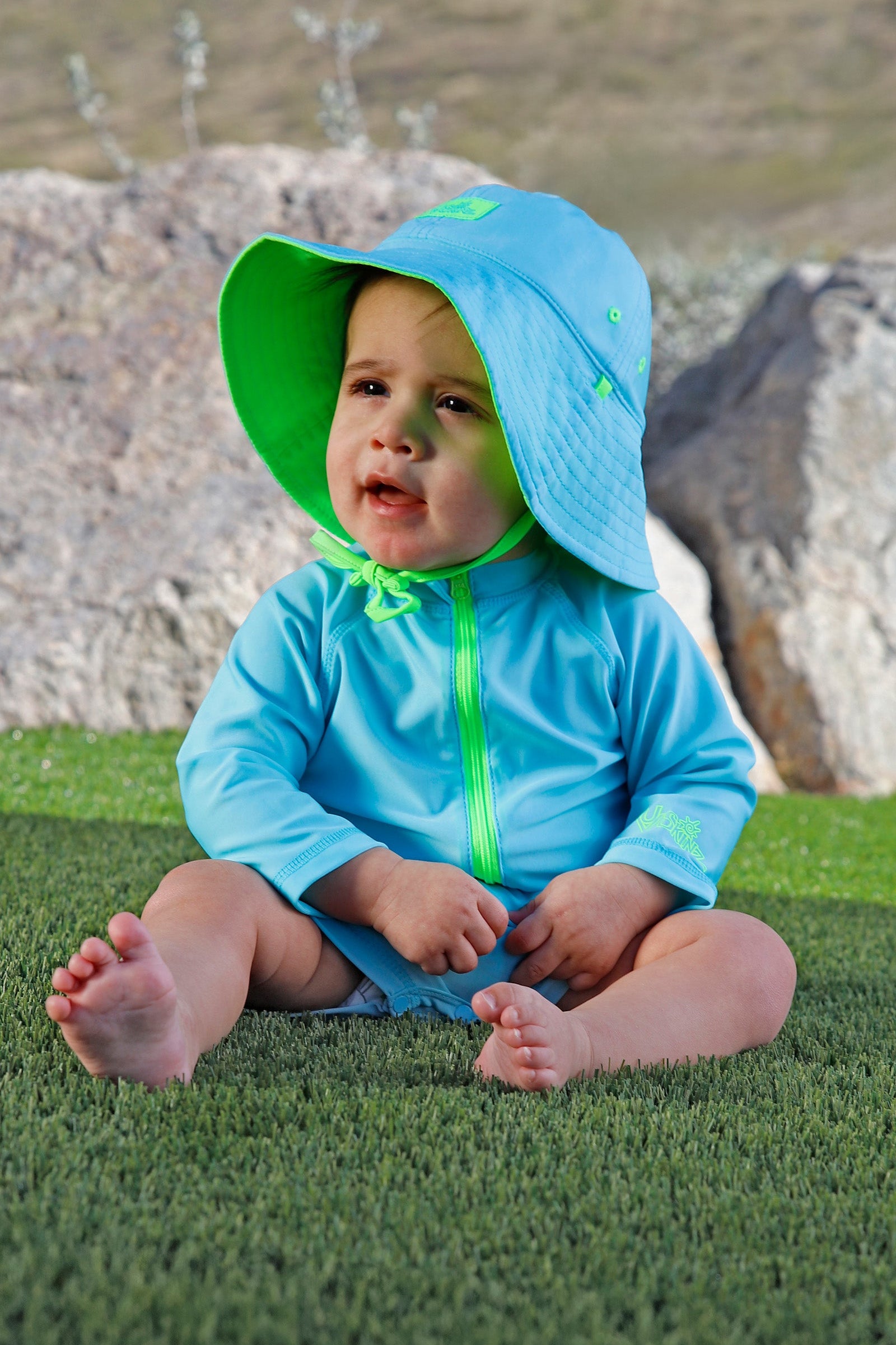 Baby Magic Long Sleeve Swim Romper