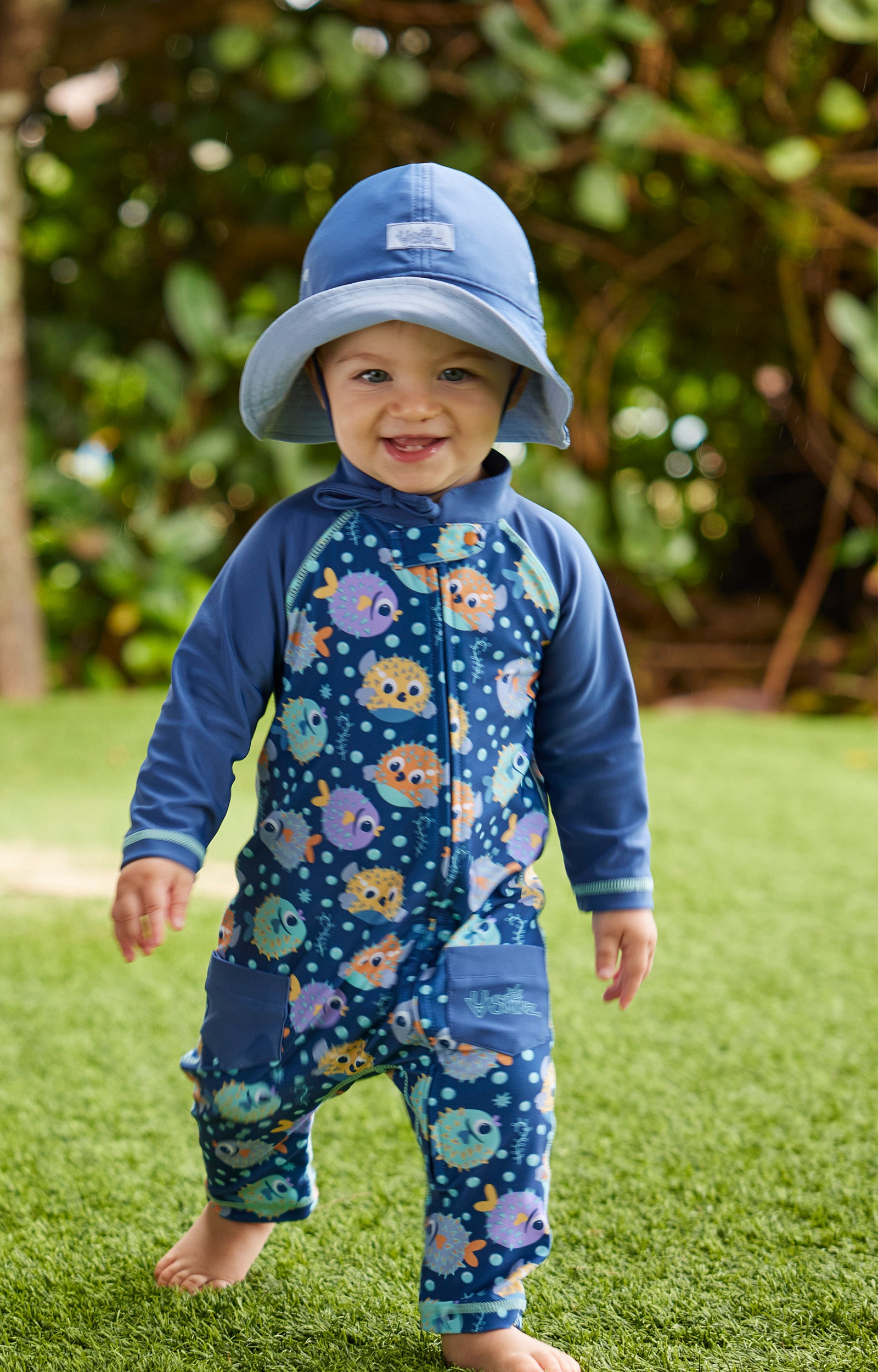 Baby Boys' Reversible Sun Hat