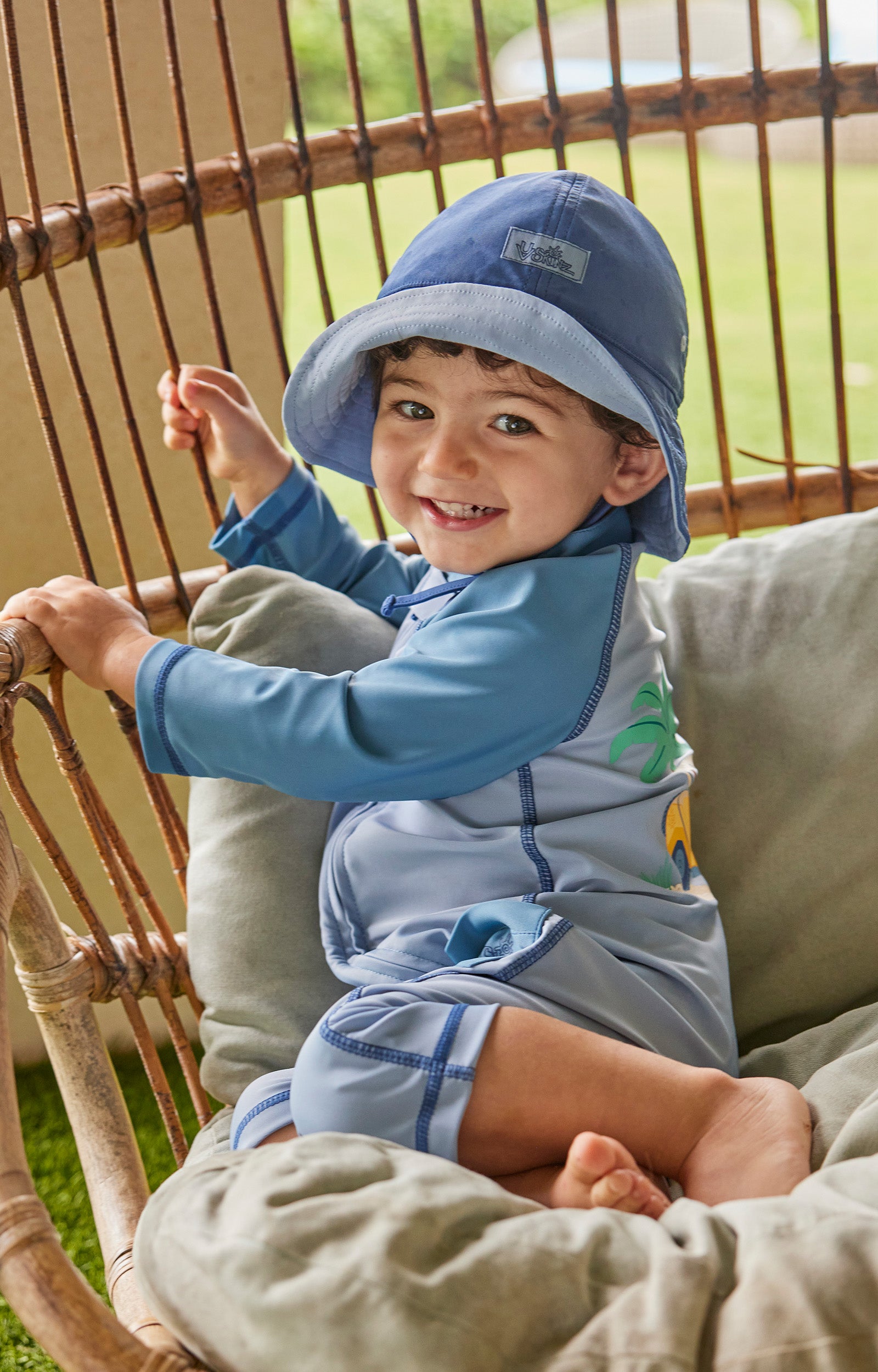 Baby Boys' Reversible Sun Hat