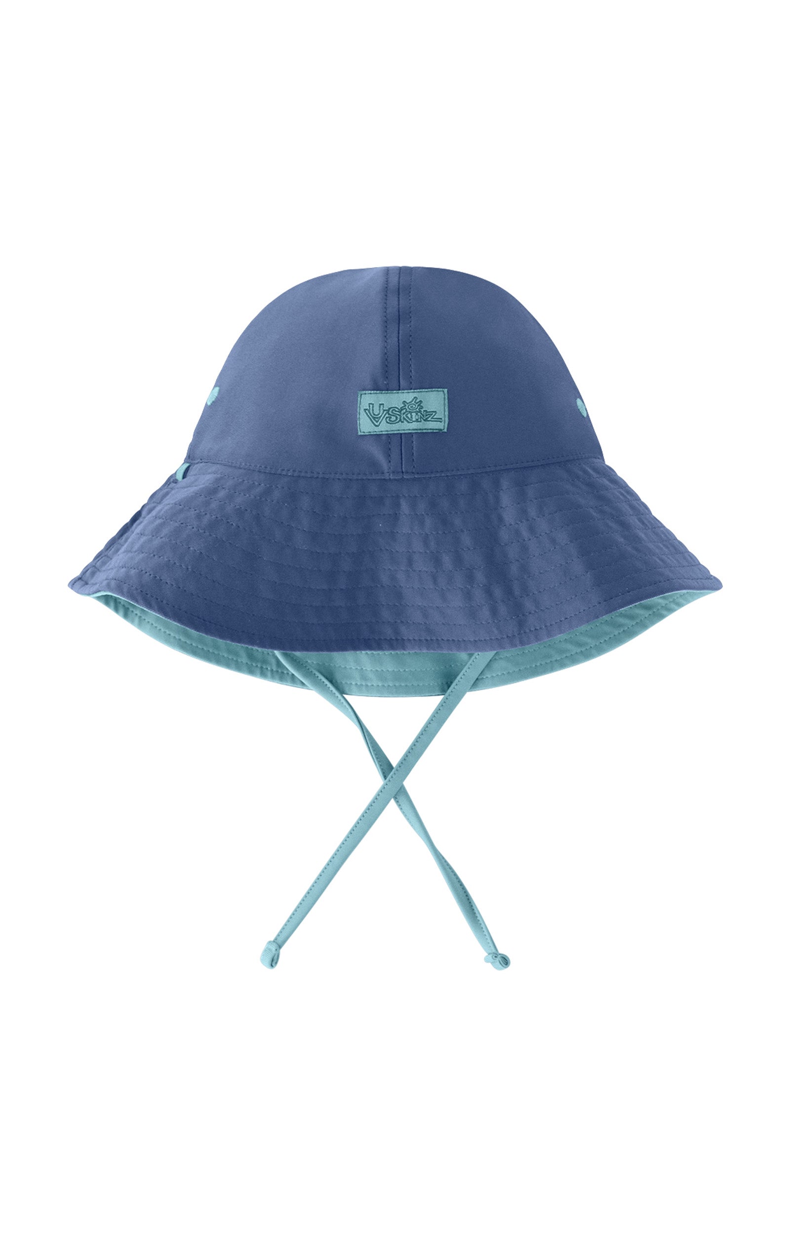 baby boy's sun hat in washed navy river|washed-navy-river