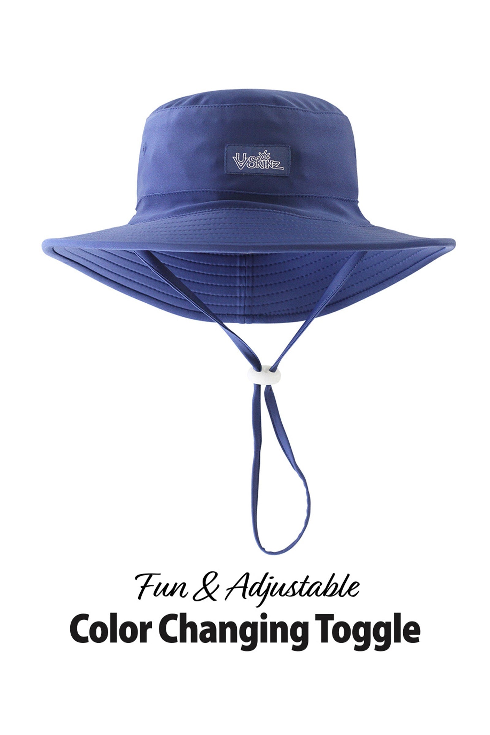 UV Skinz's baby boy's swim hat in washed navy|washed-navy
