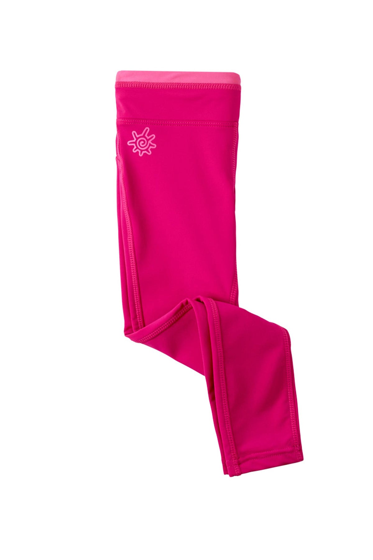 close up of the girls swim tights in hot pink|hot-pink