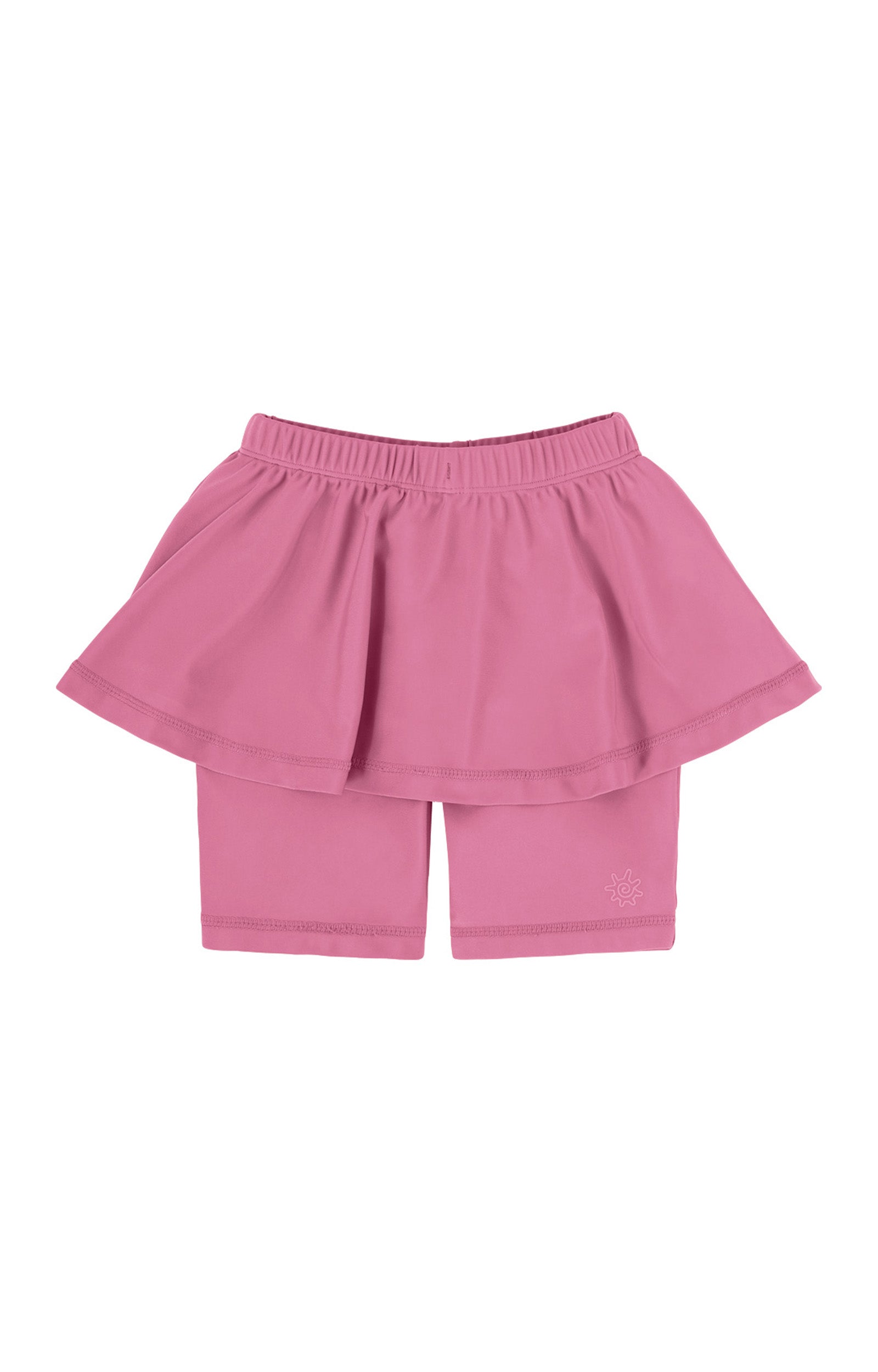 girl's skirted swim jammers|wild-rose