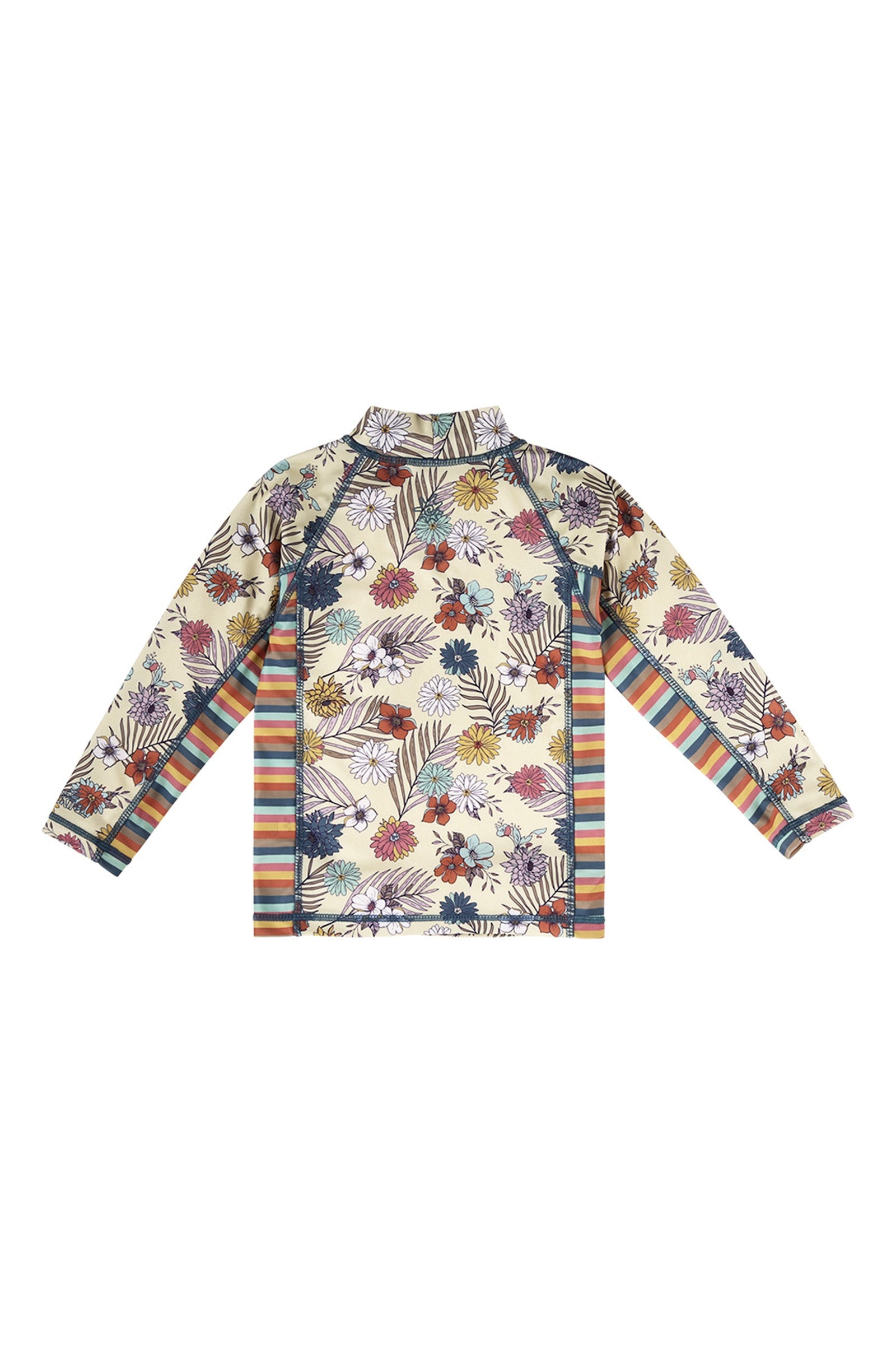 girls 2pc long sleeve sunny swim set shirt|summer-garden