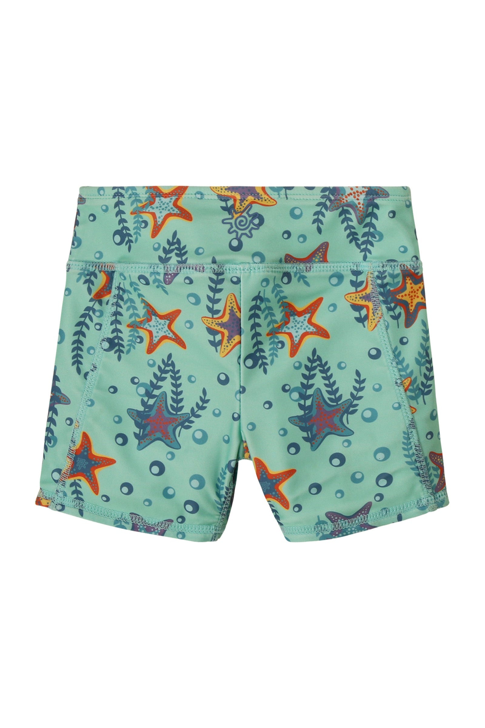 girl's reversible active swim shorts|dancing-starfish-seaglass