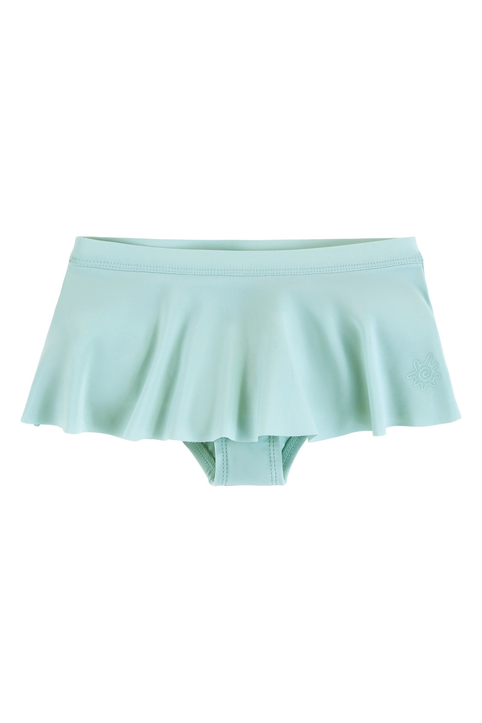 girls flounce skirt in dewdrop|dewdrop