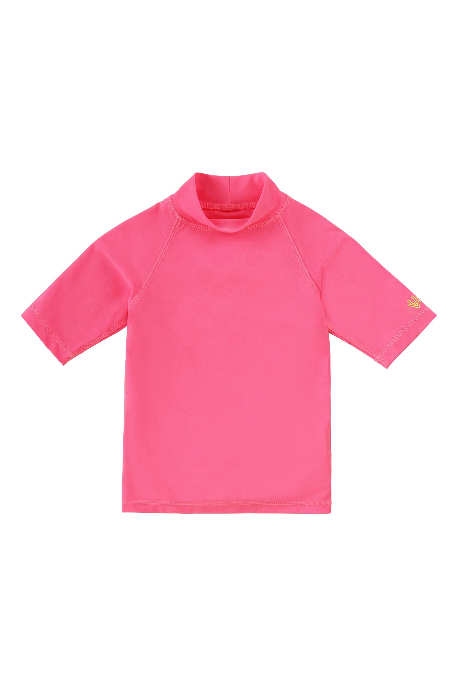 kids neon magic print sun and swim shirt|neon-checkers