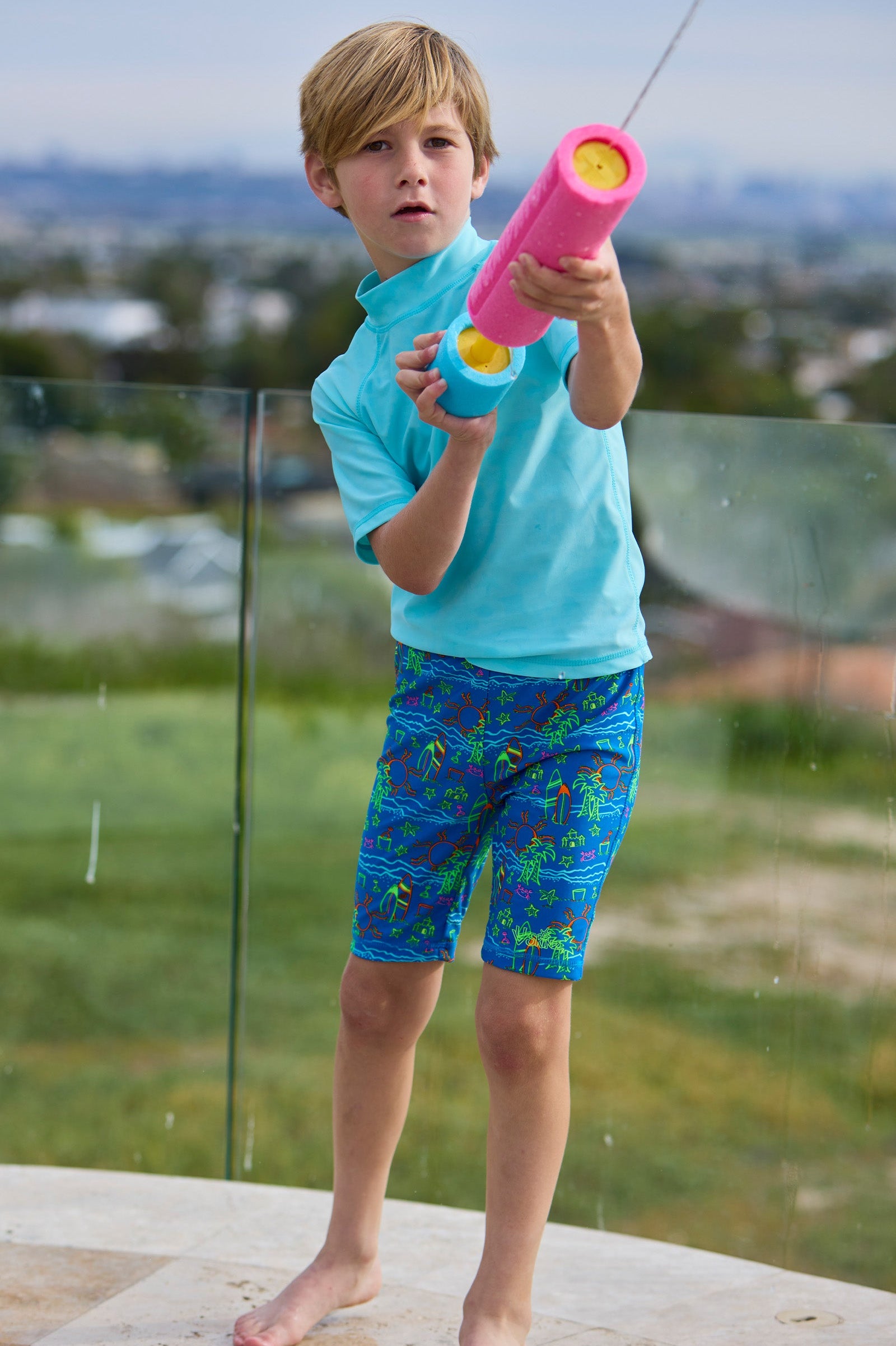 Kid's Neon Swim & Play Jammerz
