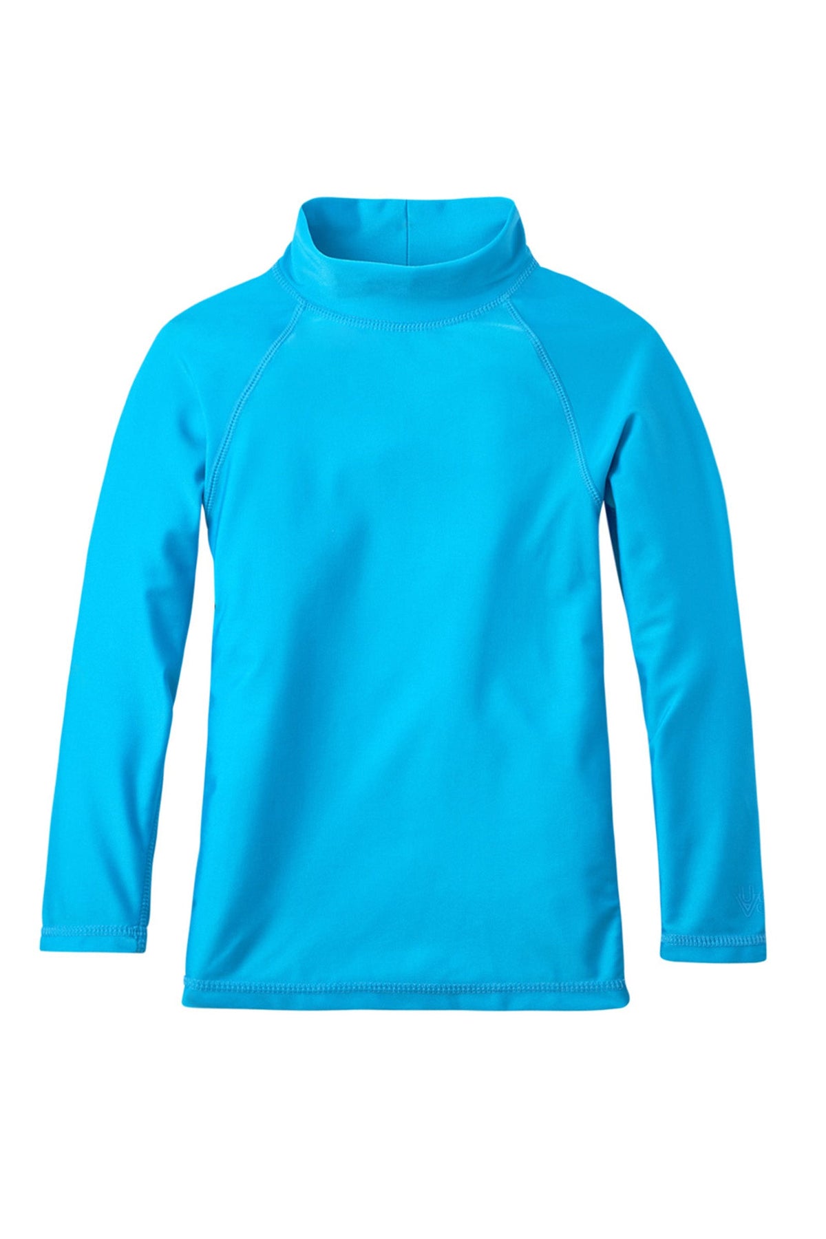 Kid's long sleeve swim shirt in aqua|aqua
