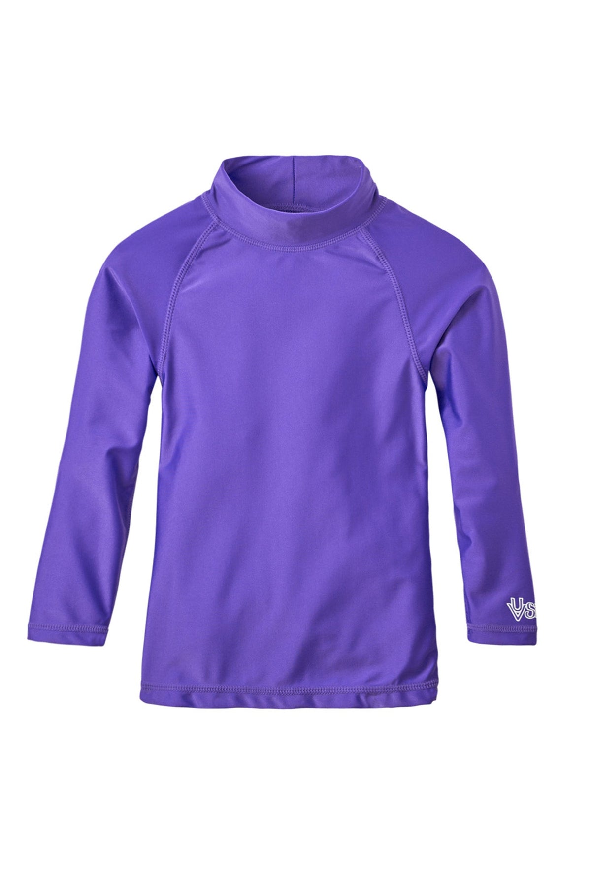 Kid's long sleeve swim shirt in purple|purple