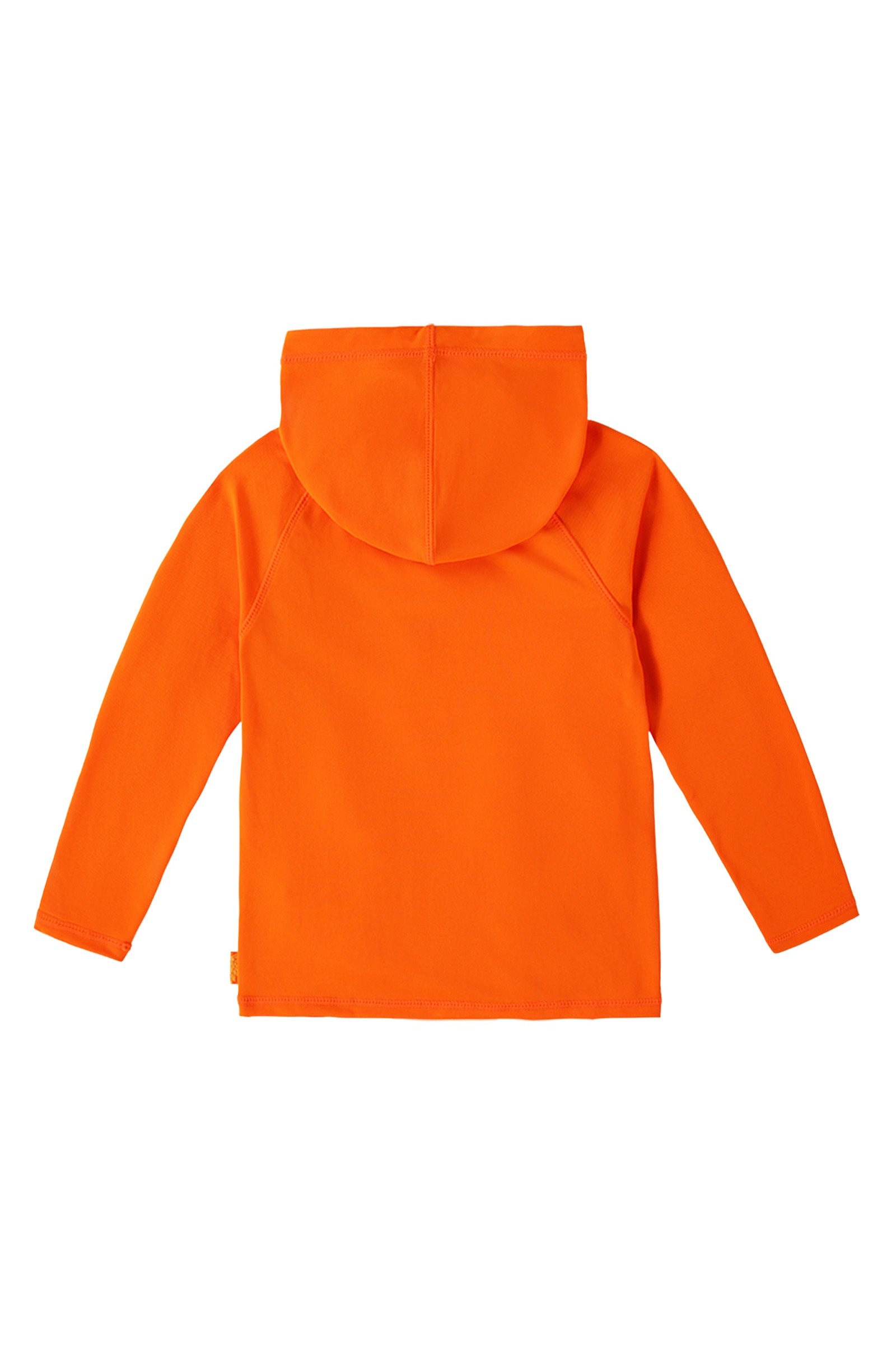 kids neon upf pullover hoodie|neon-orange