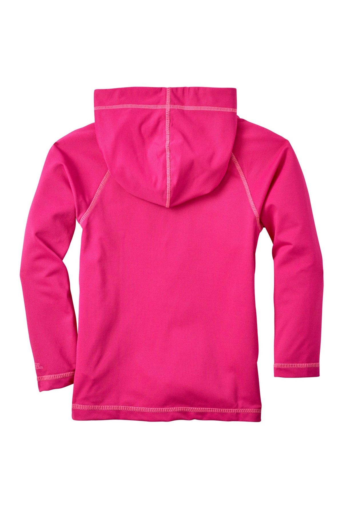 back of the girls pullover hoodie in hot pink|hot-pink
