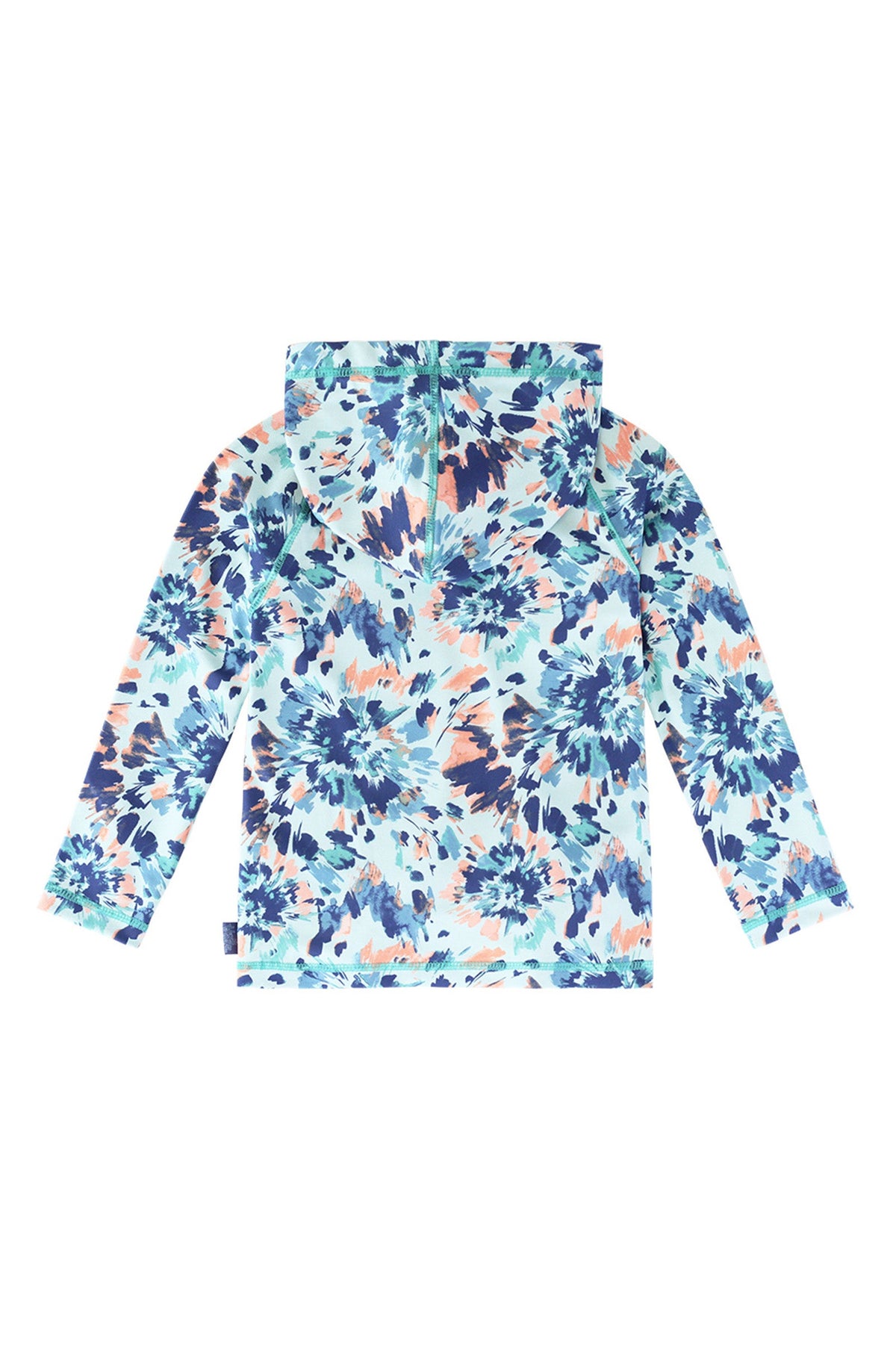back of the girls pullover hoodie in yosemite tie dye|yosemite-tie-dye