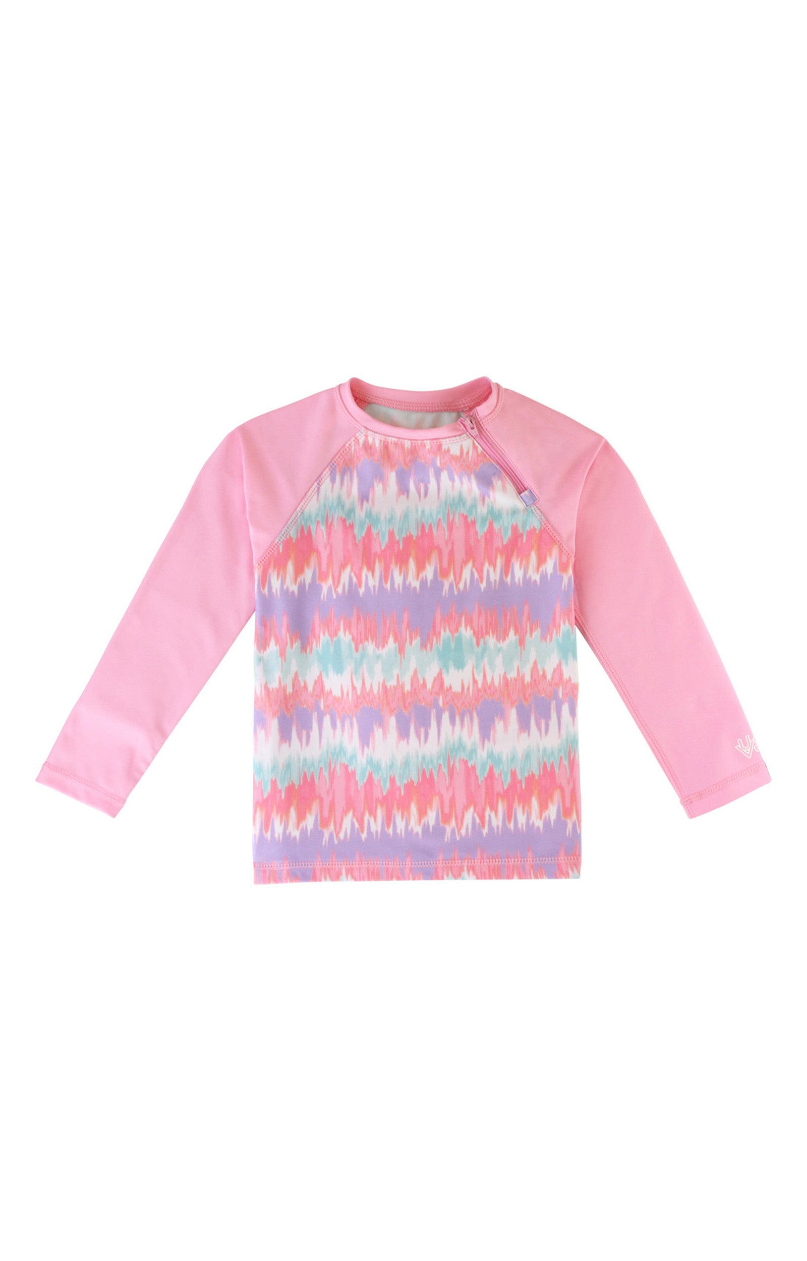 girl's long sleeve swim shirt in positive energy|positive-energy