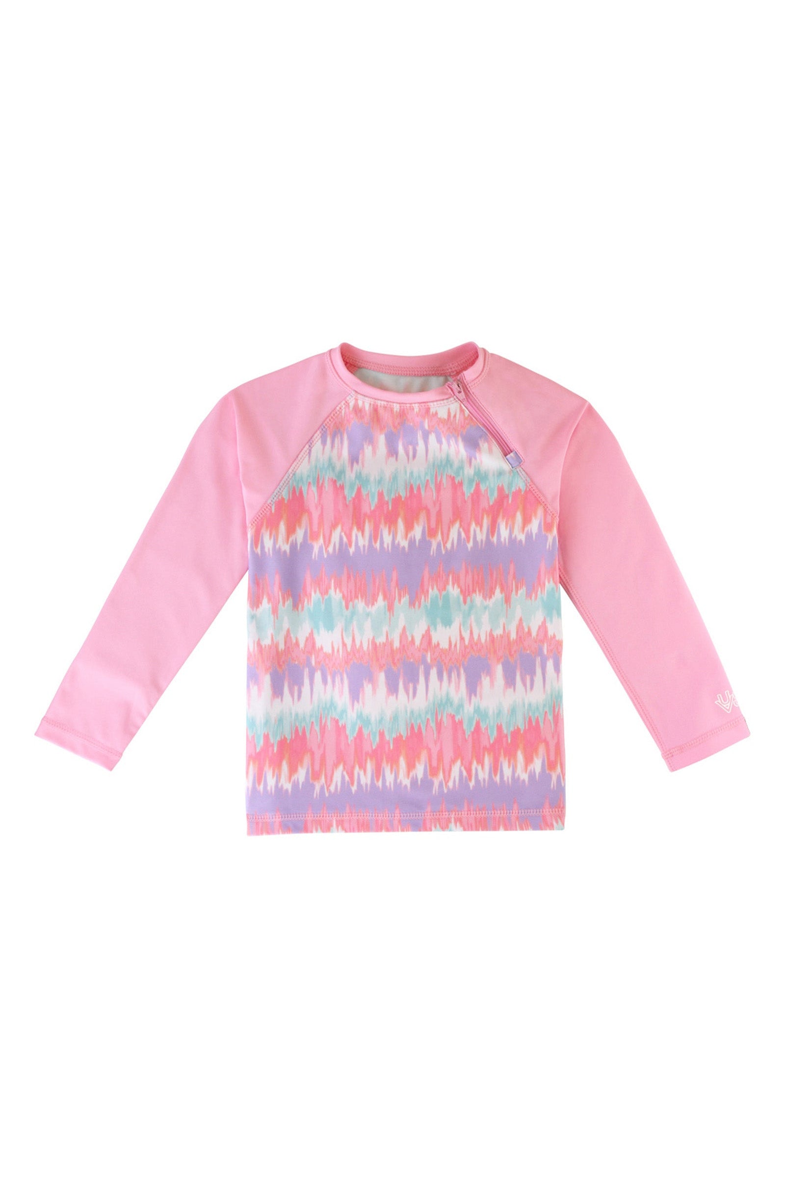 girl's long sleeve swim shirt in positive energy|positive-energy