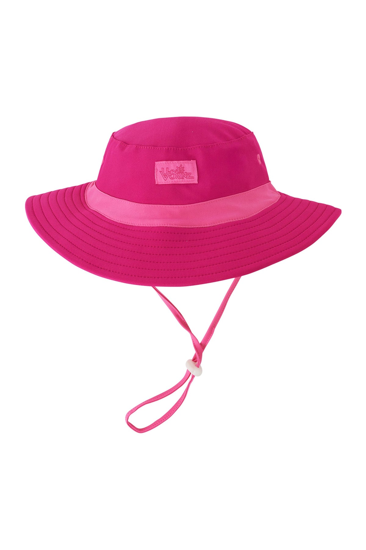 UV Skinz's girl's swim hat in hot pink bubblegum|hot-pink-bubblegum
